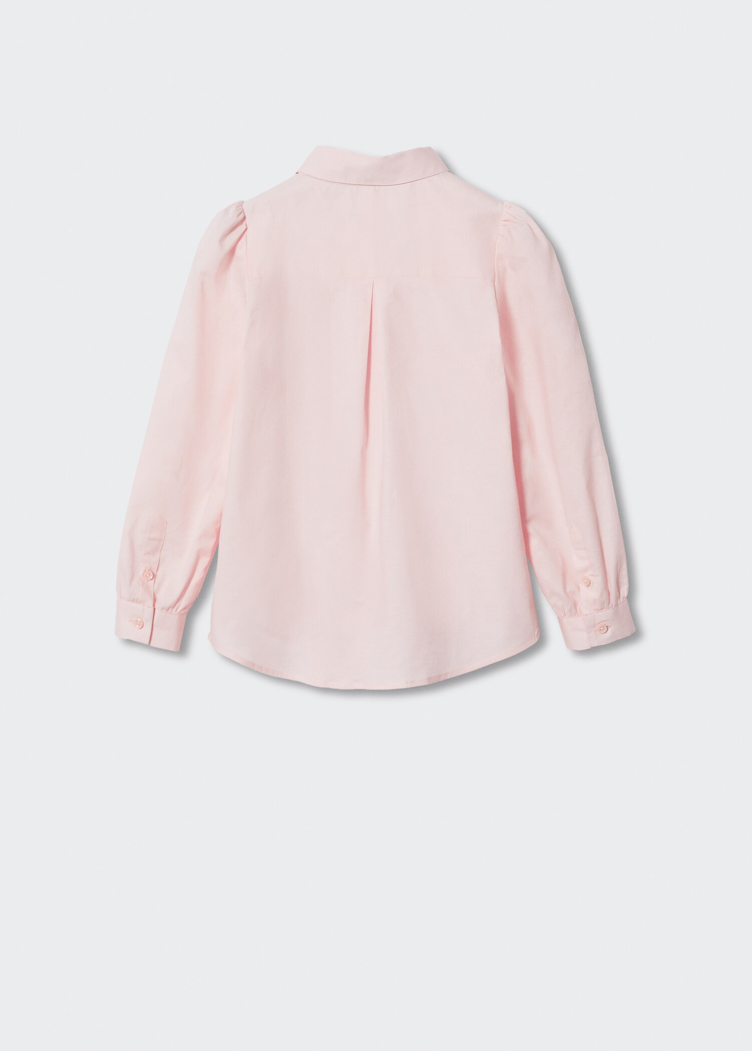 Camisa cotó màniga bollada - Revers de l'article