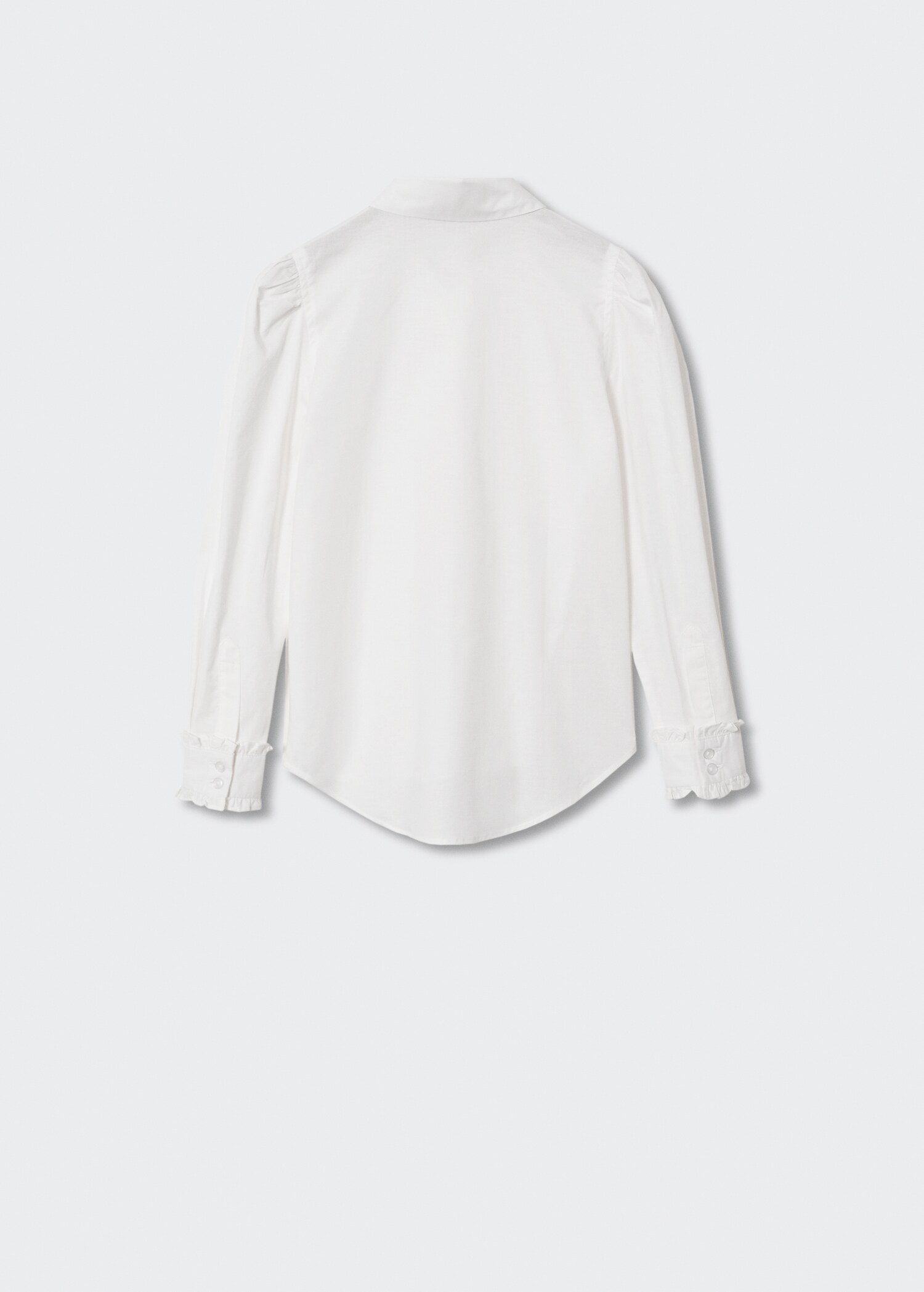Camisa cotó màniga bollada - Revers de l'article