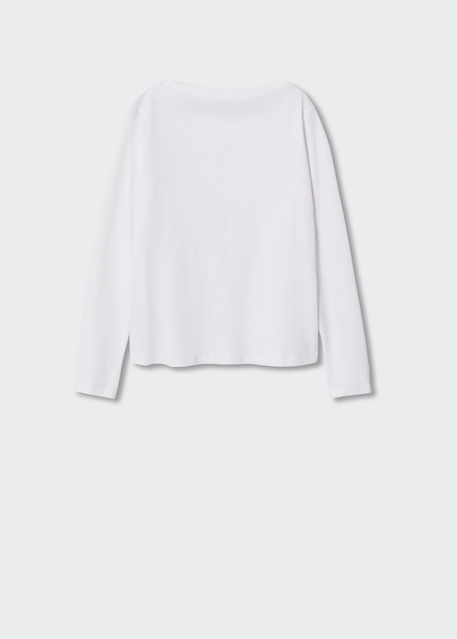 T-shirt col bateau coton - Article sans modèle