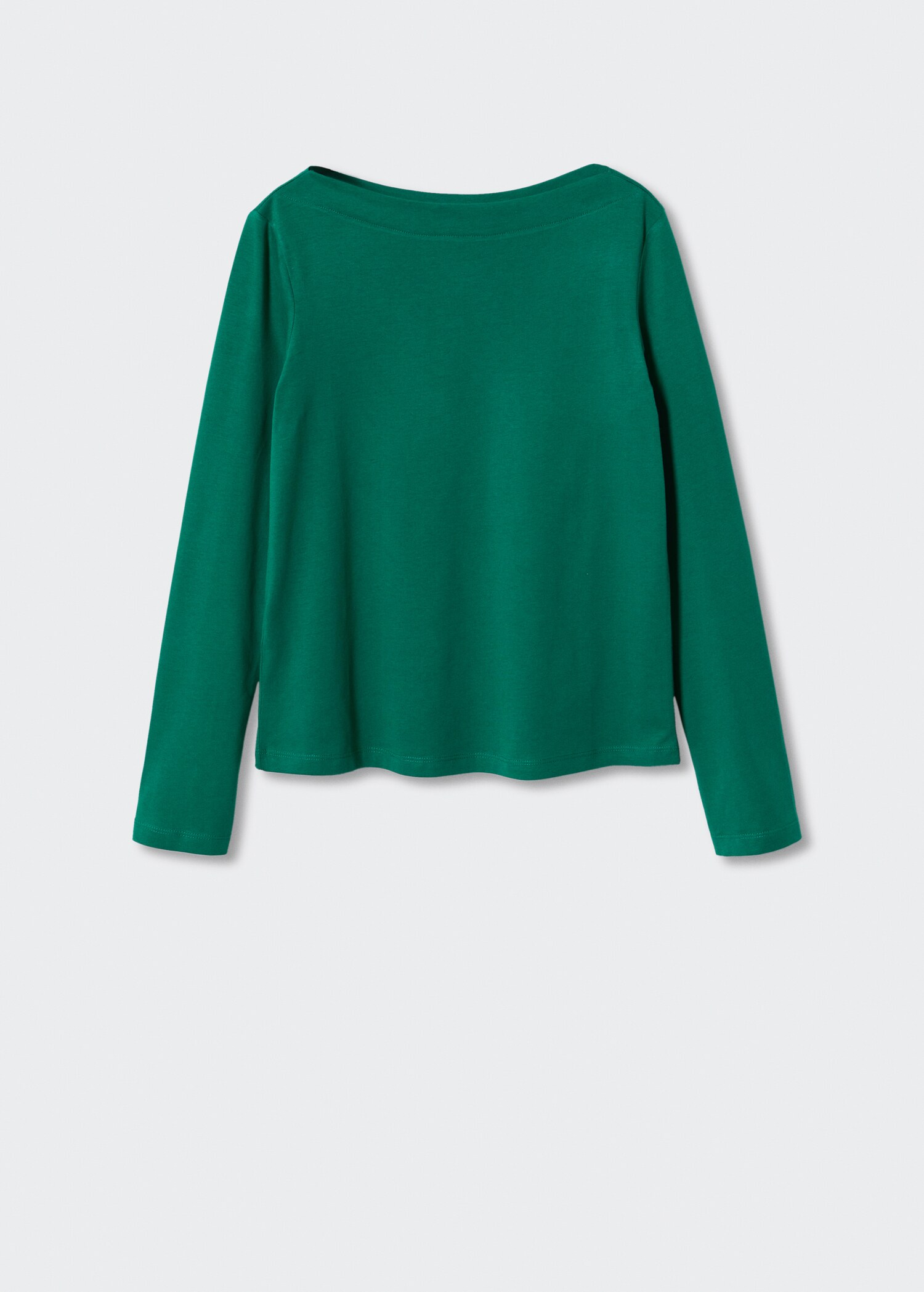 T-shirt col bateau coton - Article sans modèle