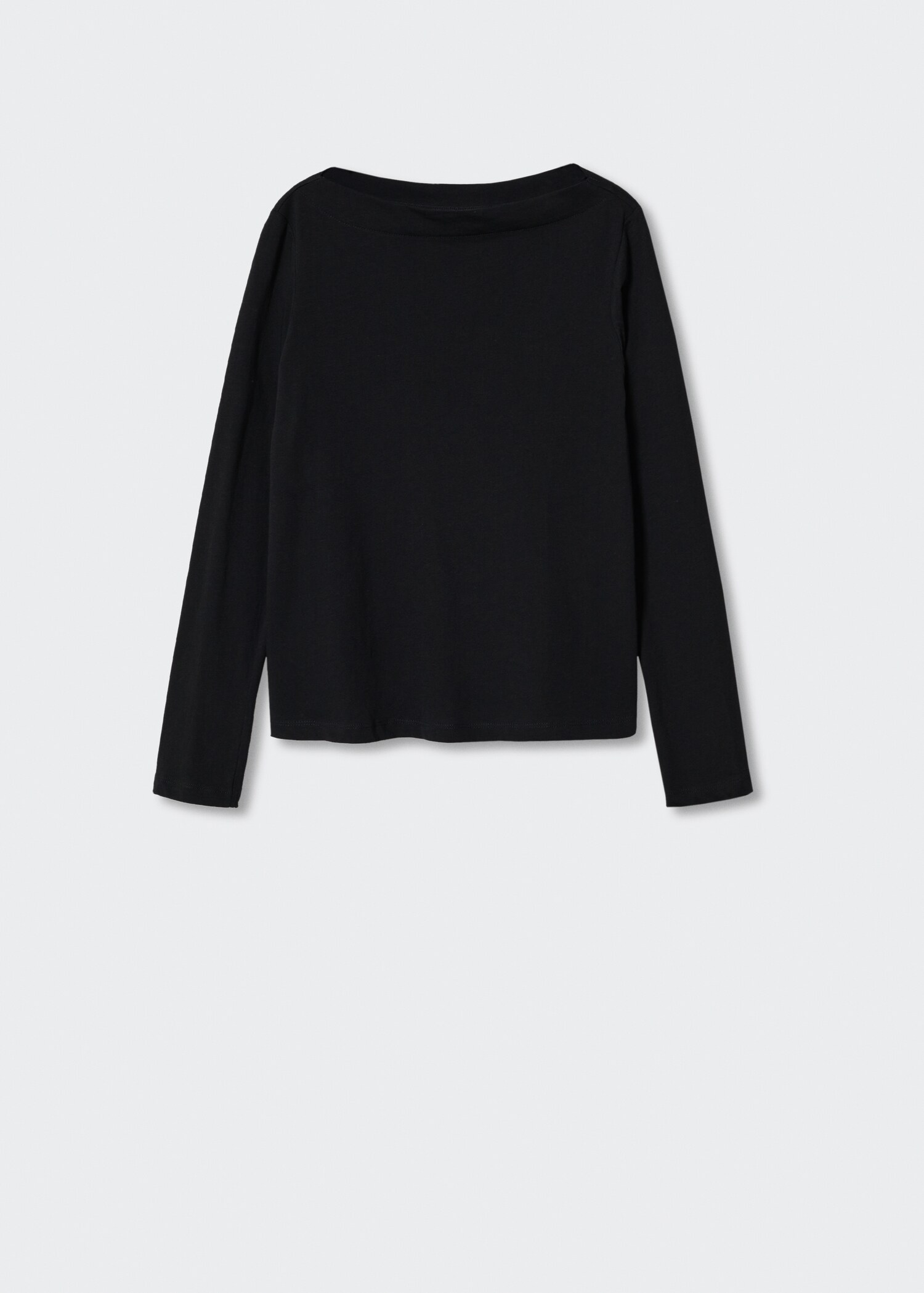 T-shirt col bateau coton - Article sans modèle
