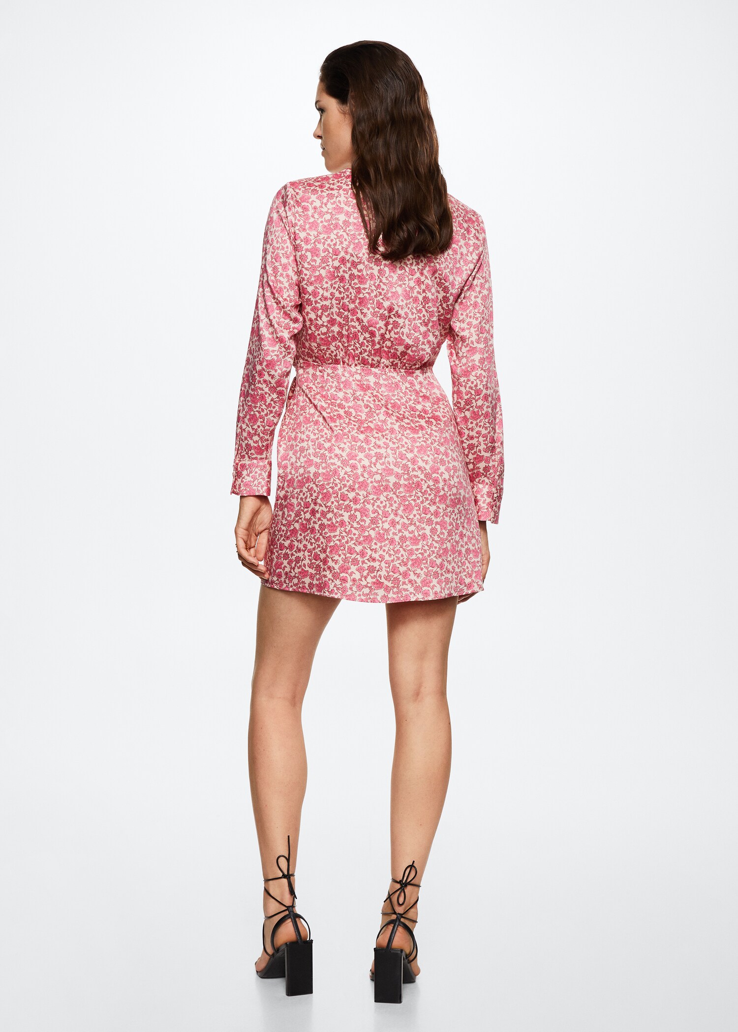 Vestido estampado flores - Reverso del artículo