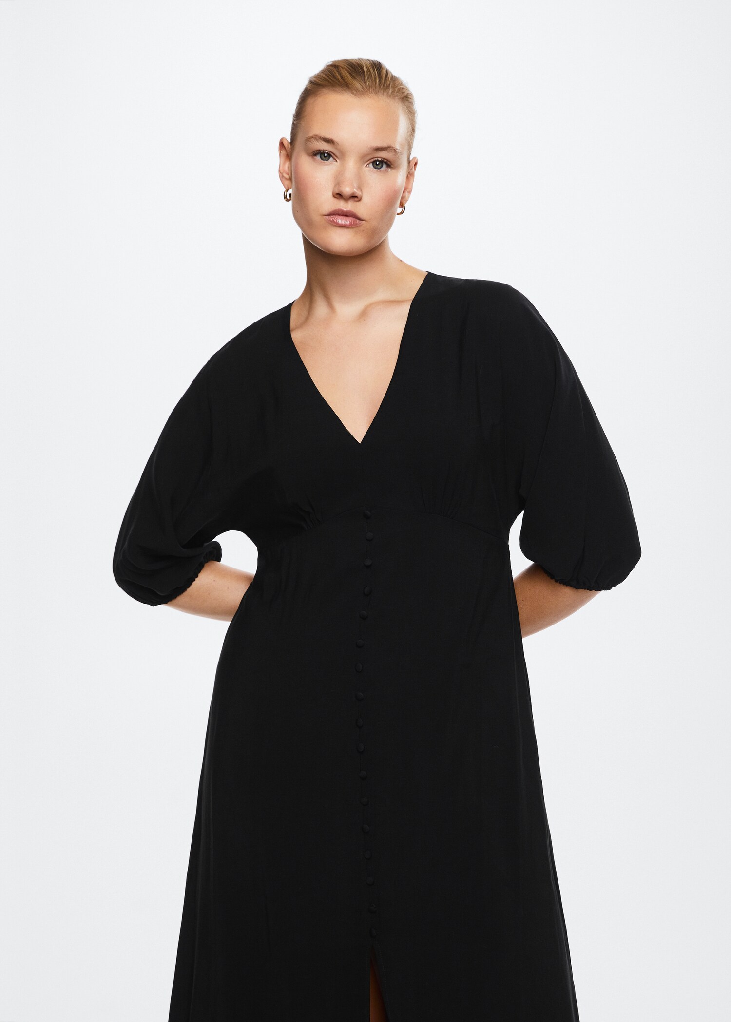Rochie midi cu nasturi - Detaliu al articolului 5