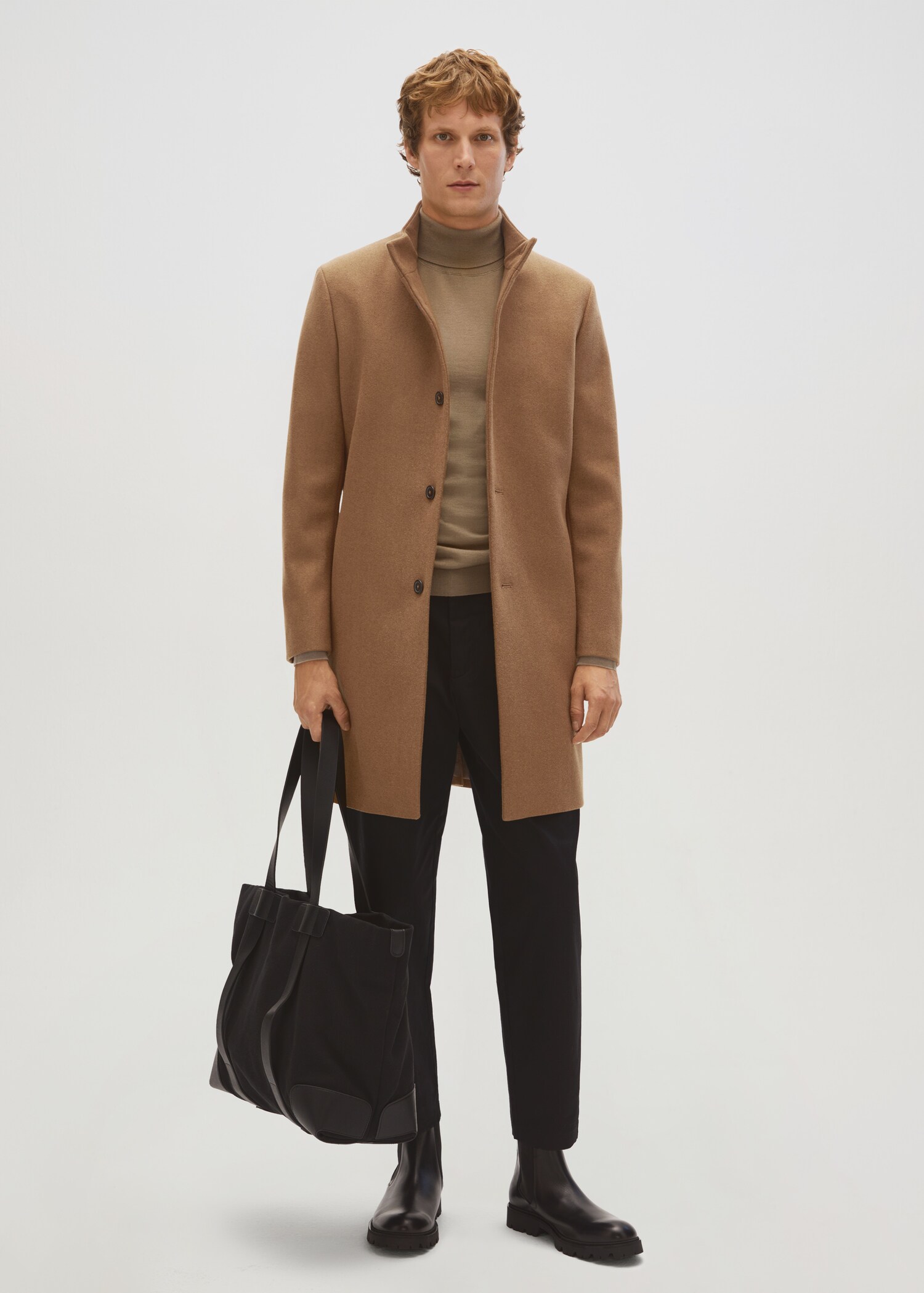 Manteau en laine à col cheminée - Détail de l'article 7