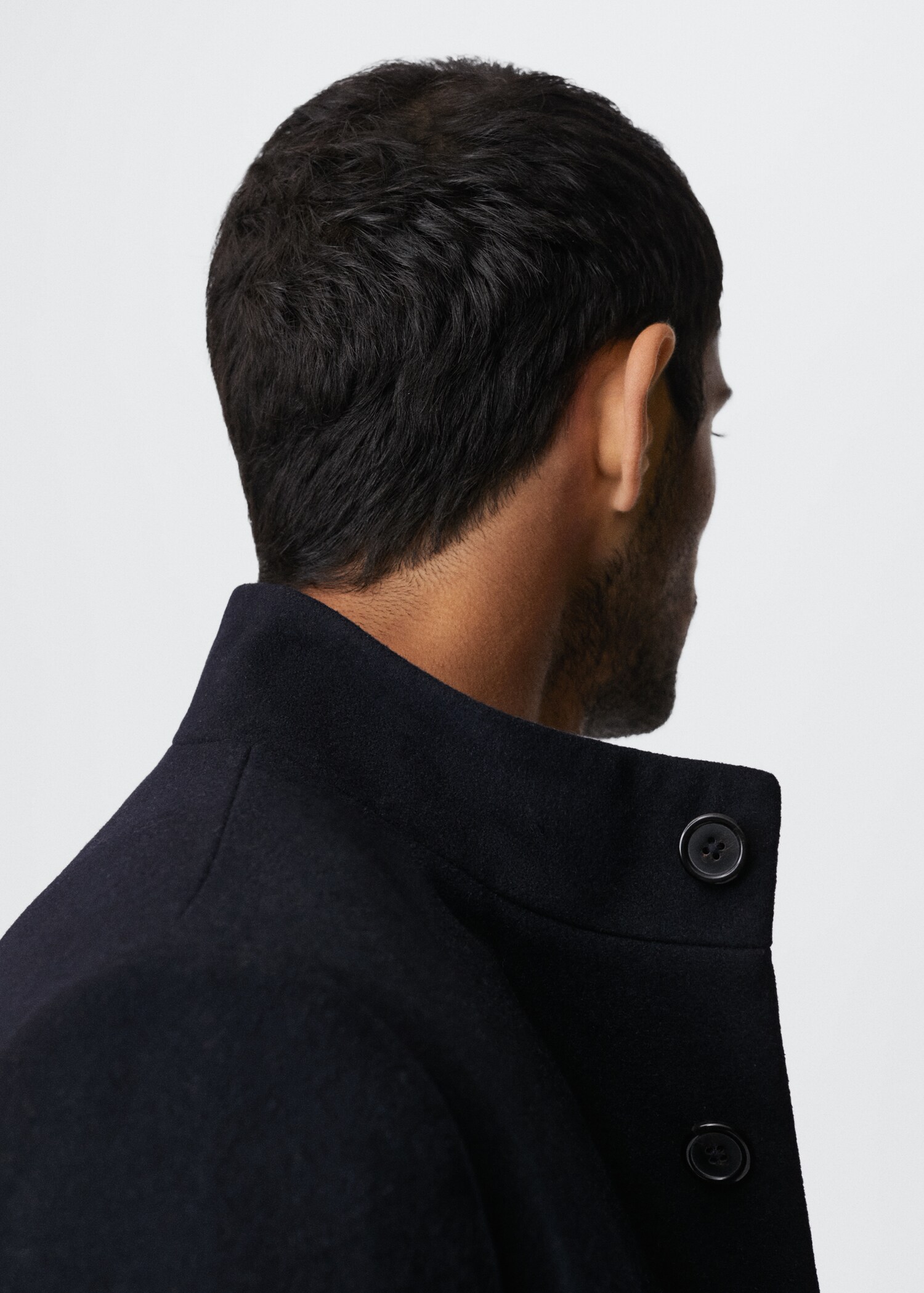 Manteau en laine à col cheminée - Détail de l'article 3