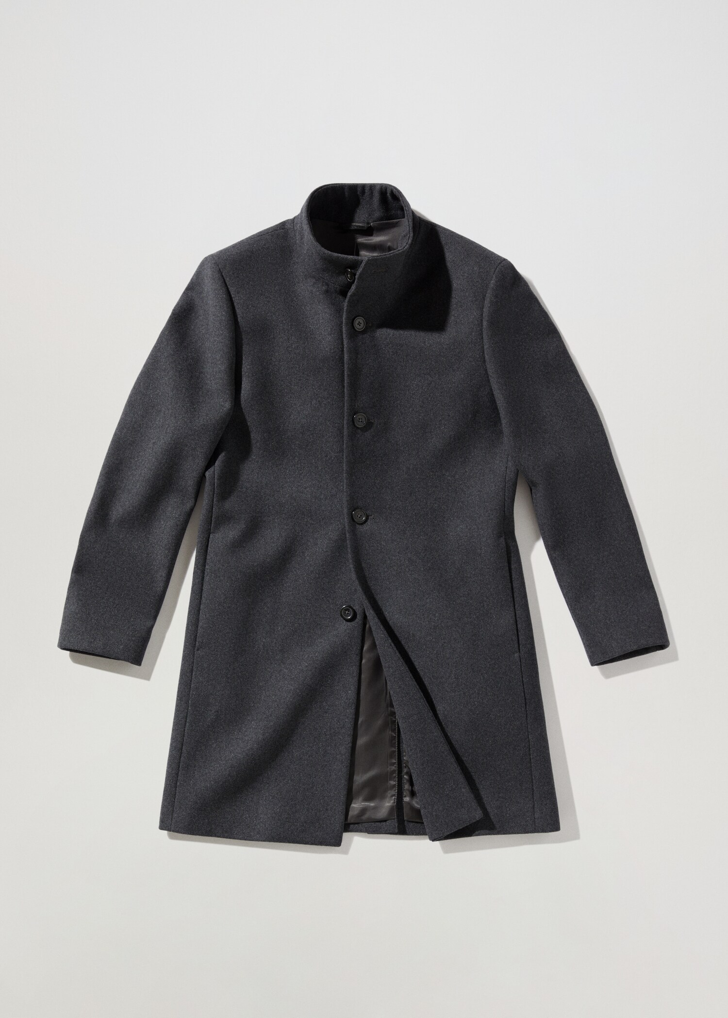 Manteau en laine à col cheminée - Article sans modèle