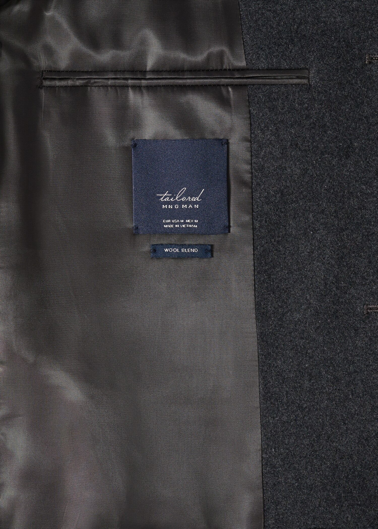 Manteau en laine à col cheminée - Détail de l'article 8