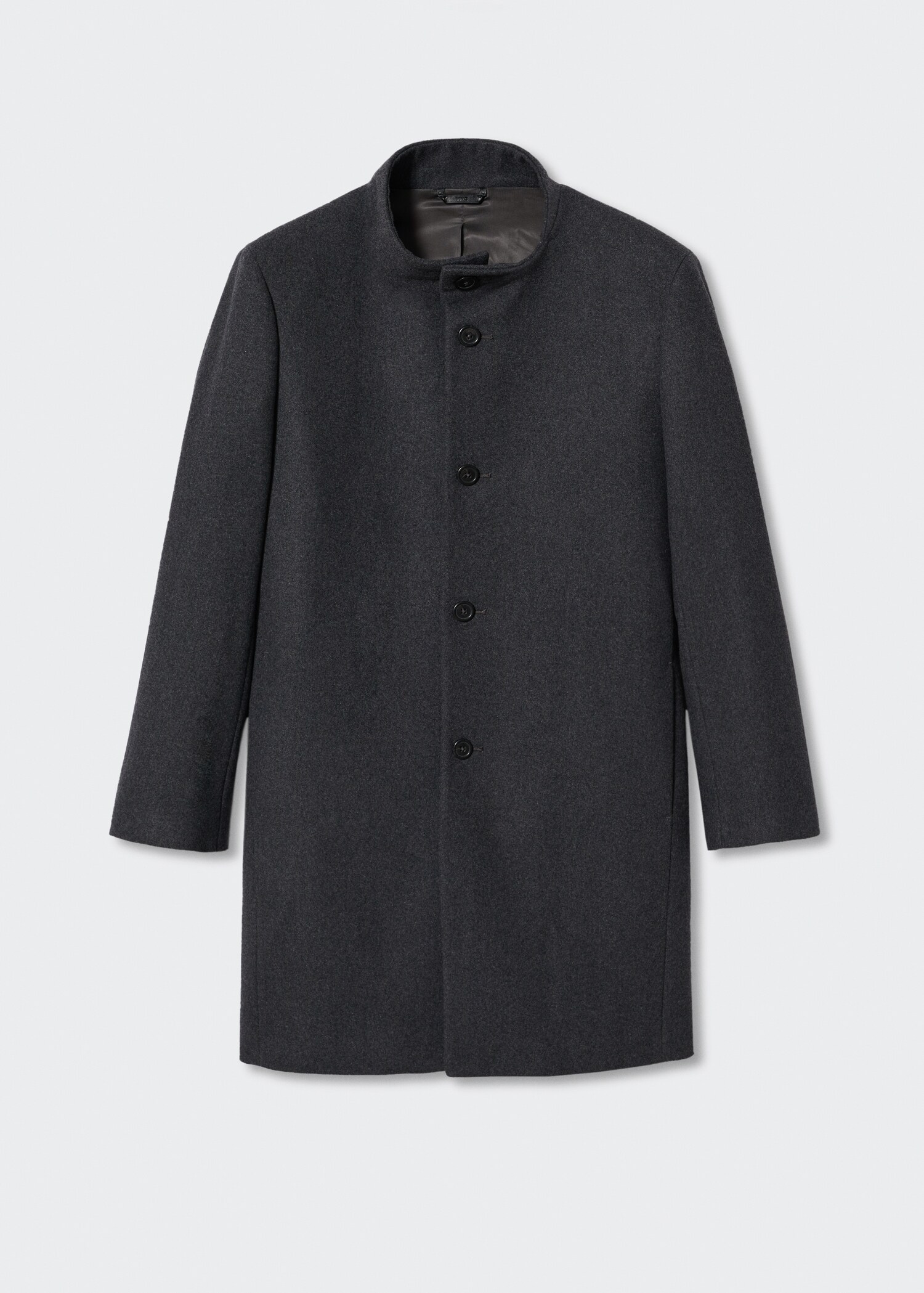 Manteau en laine à col cheminée - Détail de l'article 9