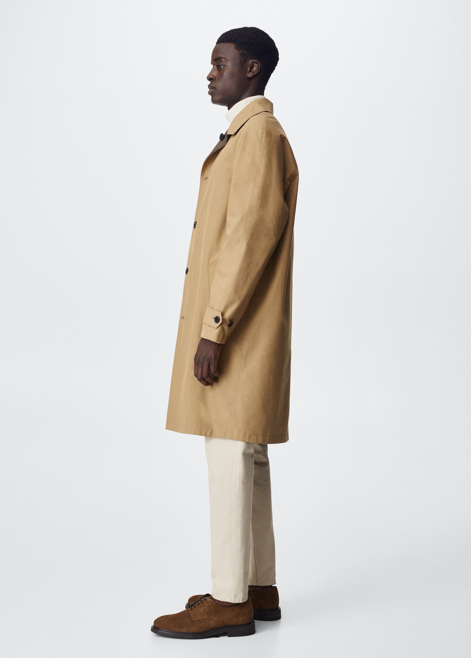 Vändbar trenchcoat water repellent - Detaljer om artikeln 3
