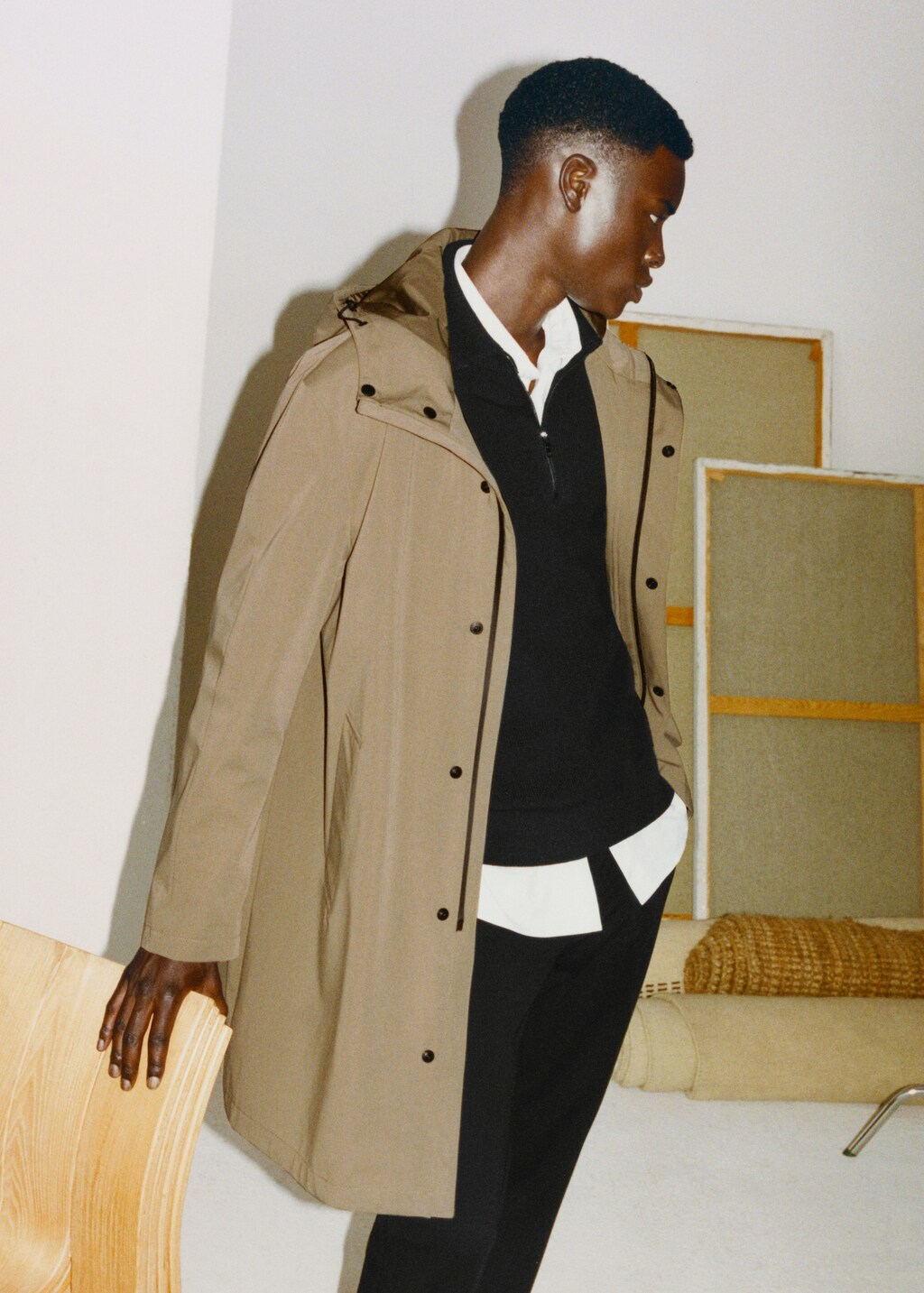 Water repellent windproof parka Men MANGO OUTLET USA