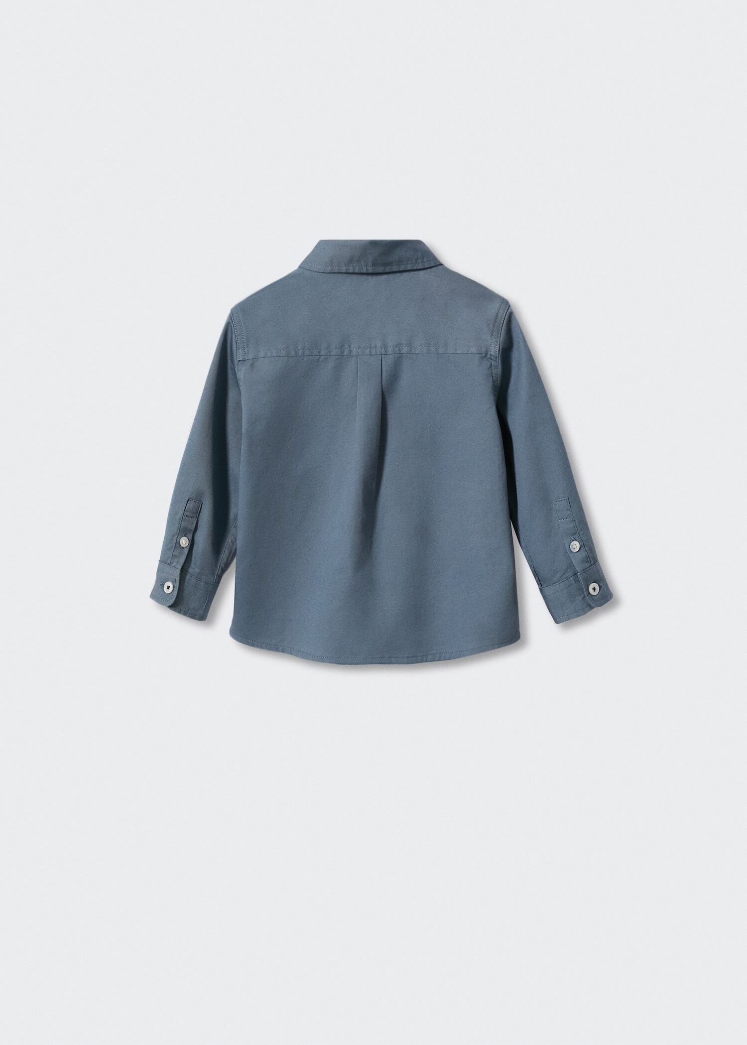Chest-pocket cotton shirt - Reverse of the article