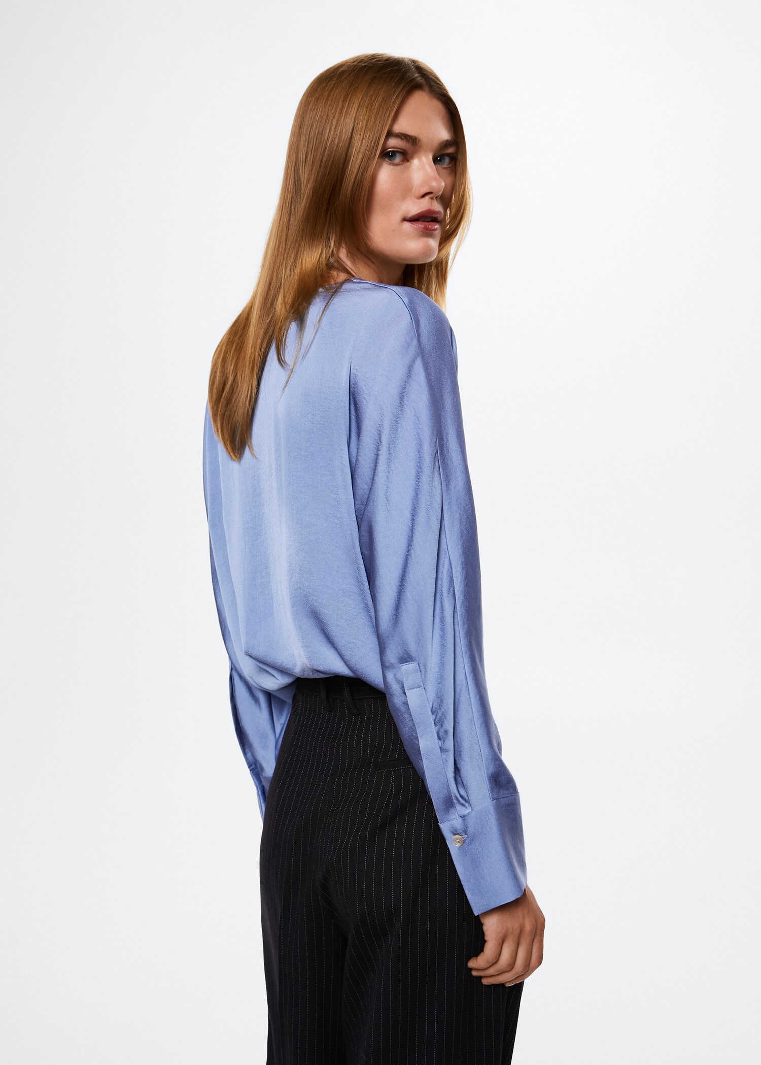 Blusa fluida lazo - Reverso del artículo