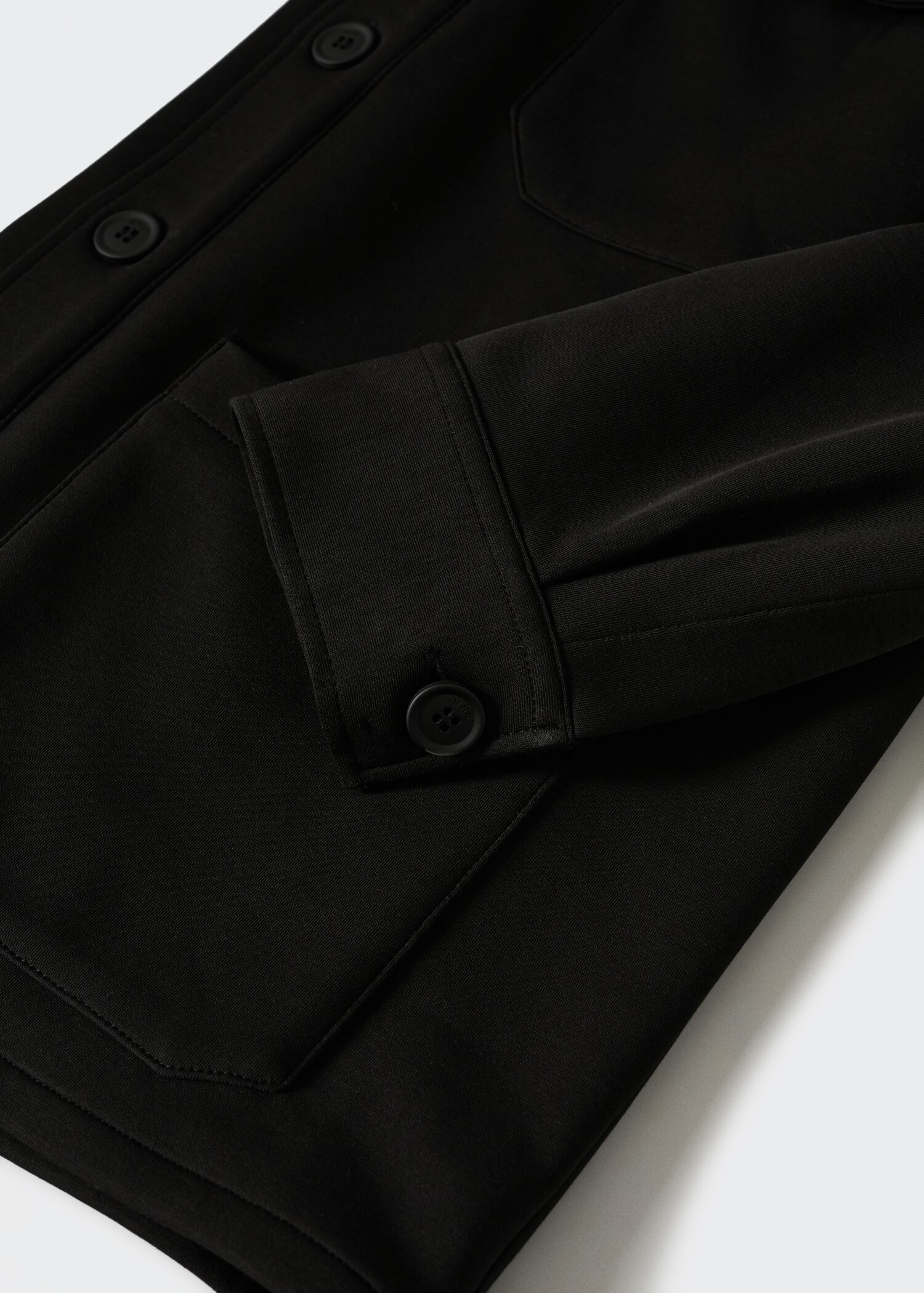 Chest-pocket cotton overshirt - Details of the article 8