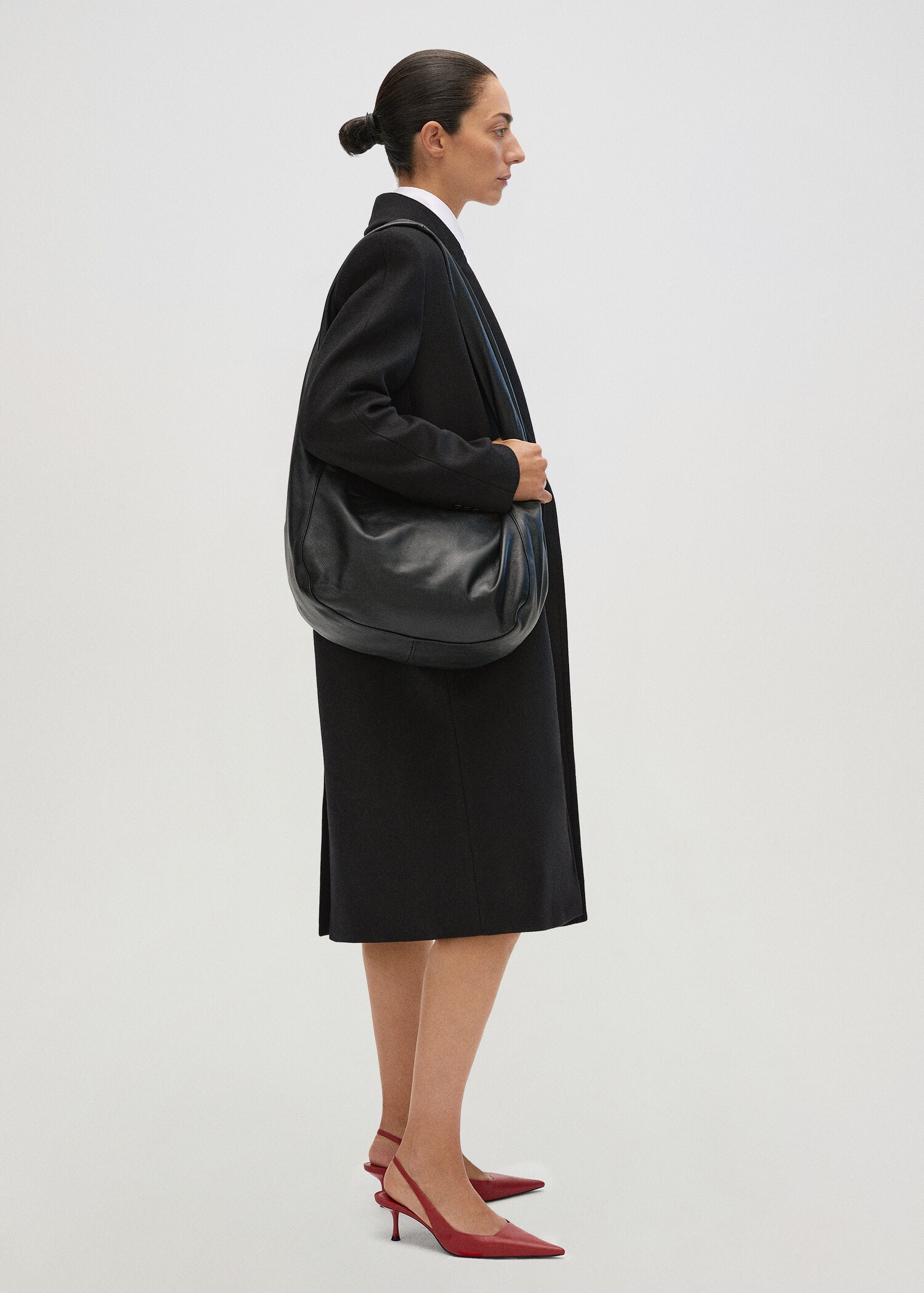 Leather strap tote bag - Details of the article 7