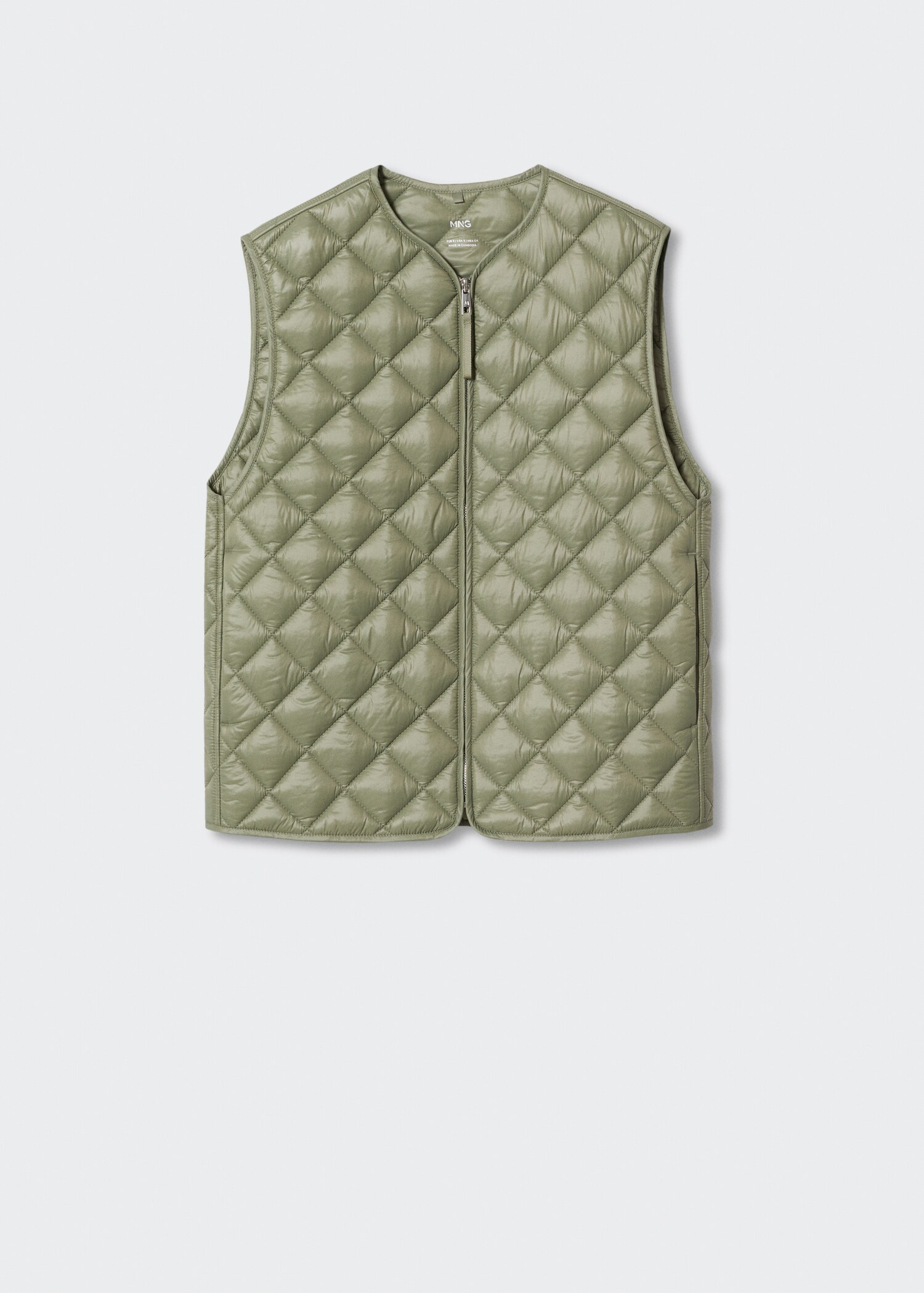 Ultra-light quilted vest - Article without model