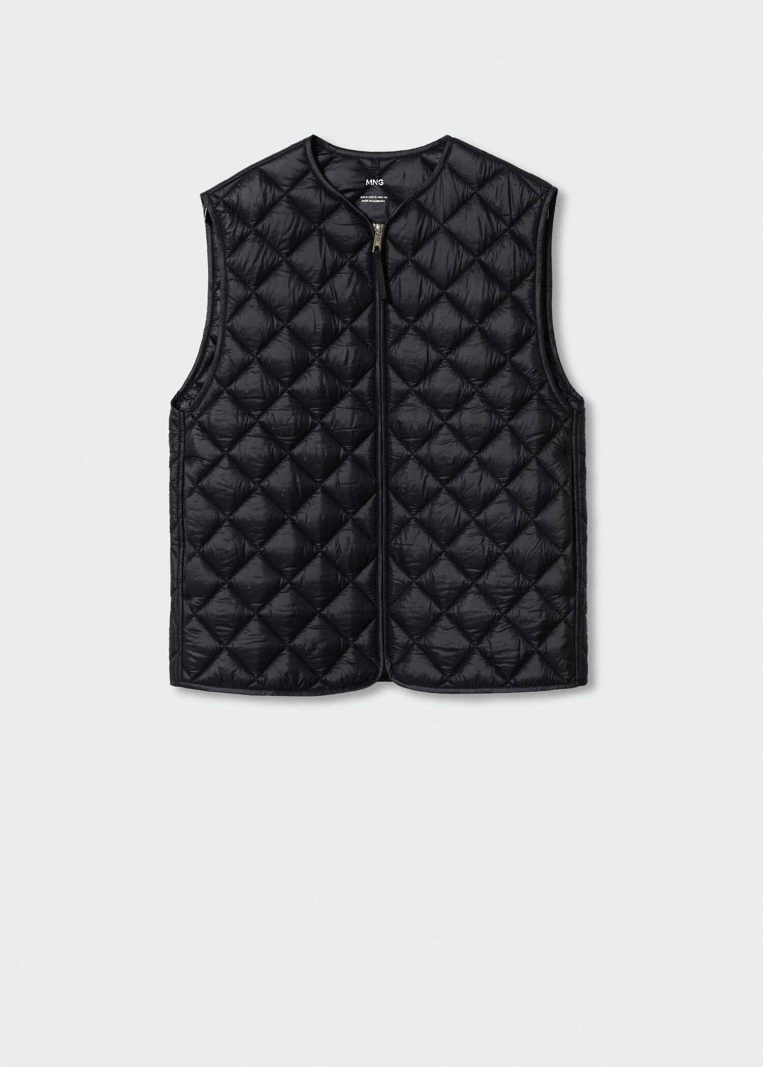 Ultra-light quilted gilet - Article without model