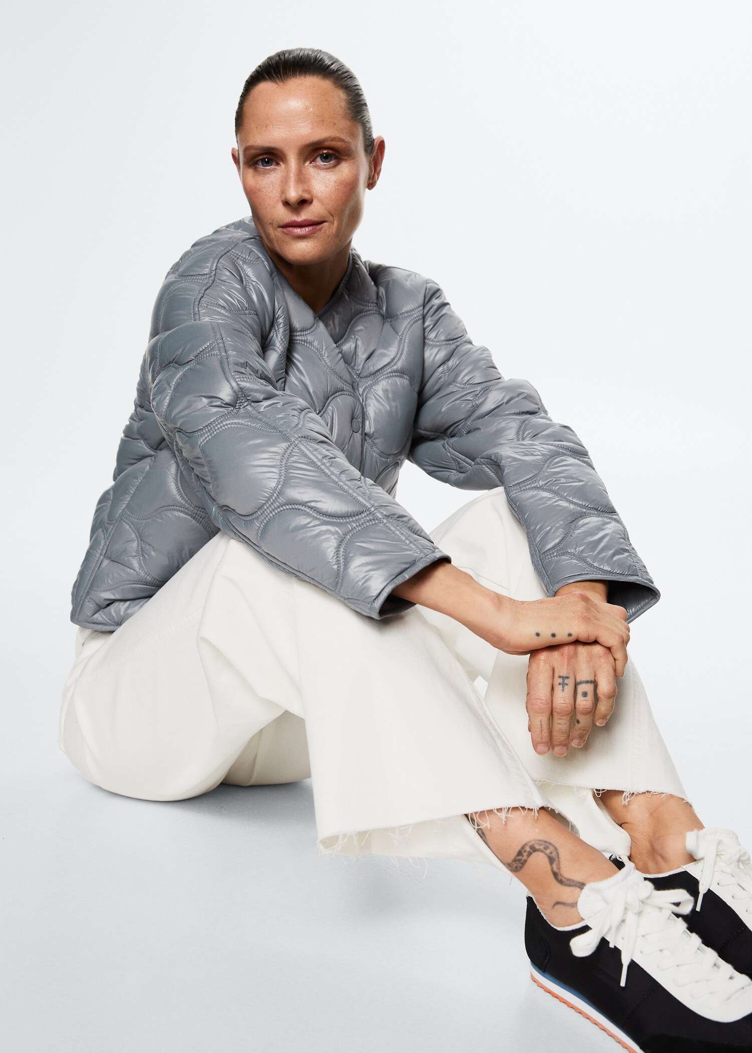 Ultralight anorak with buttons - Details of the article 2