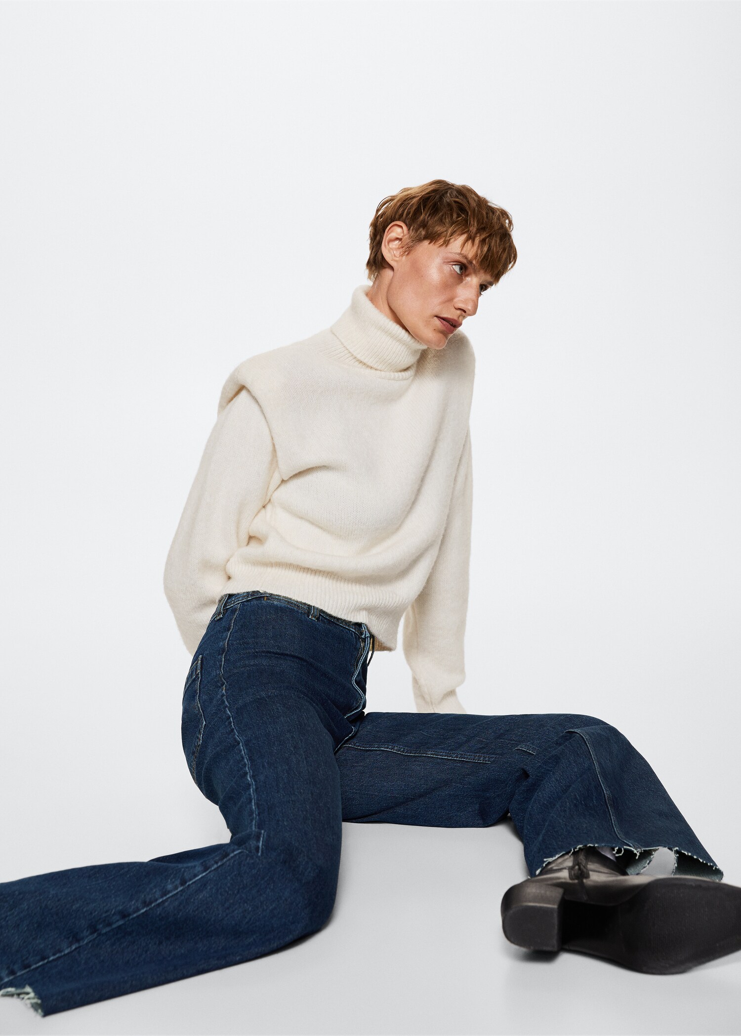 Culotte-Jeans mit hohem Bund - Detail des Artikels 2