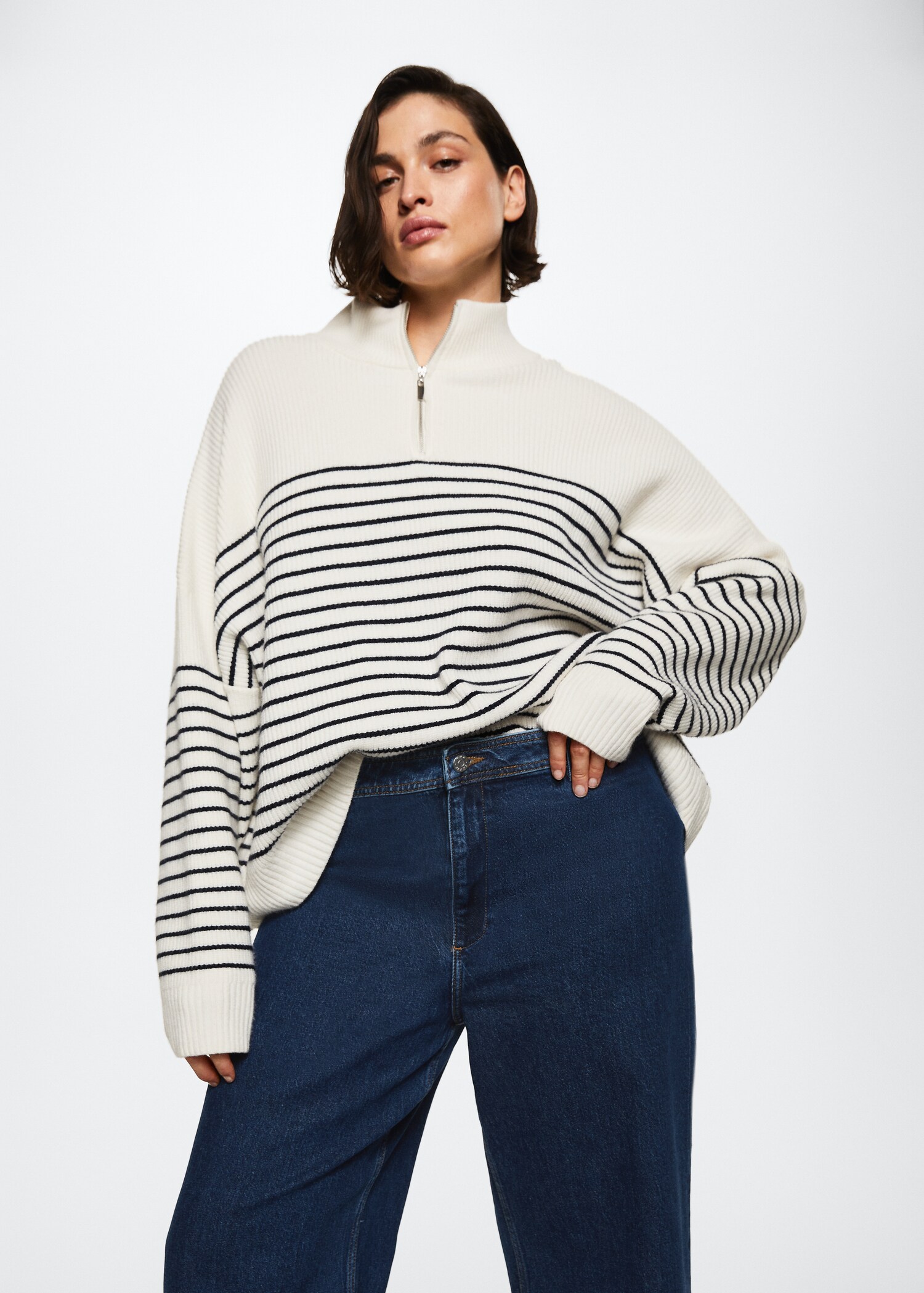 Culotte-Jeans mit hohem Bund - Detail des Artikels 5
