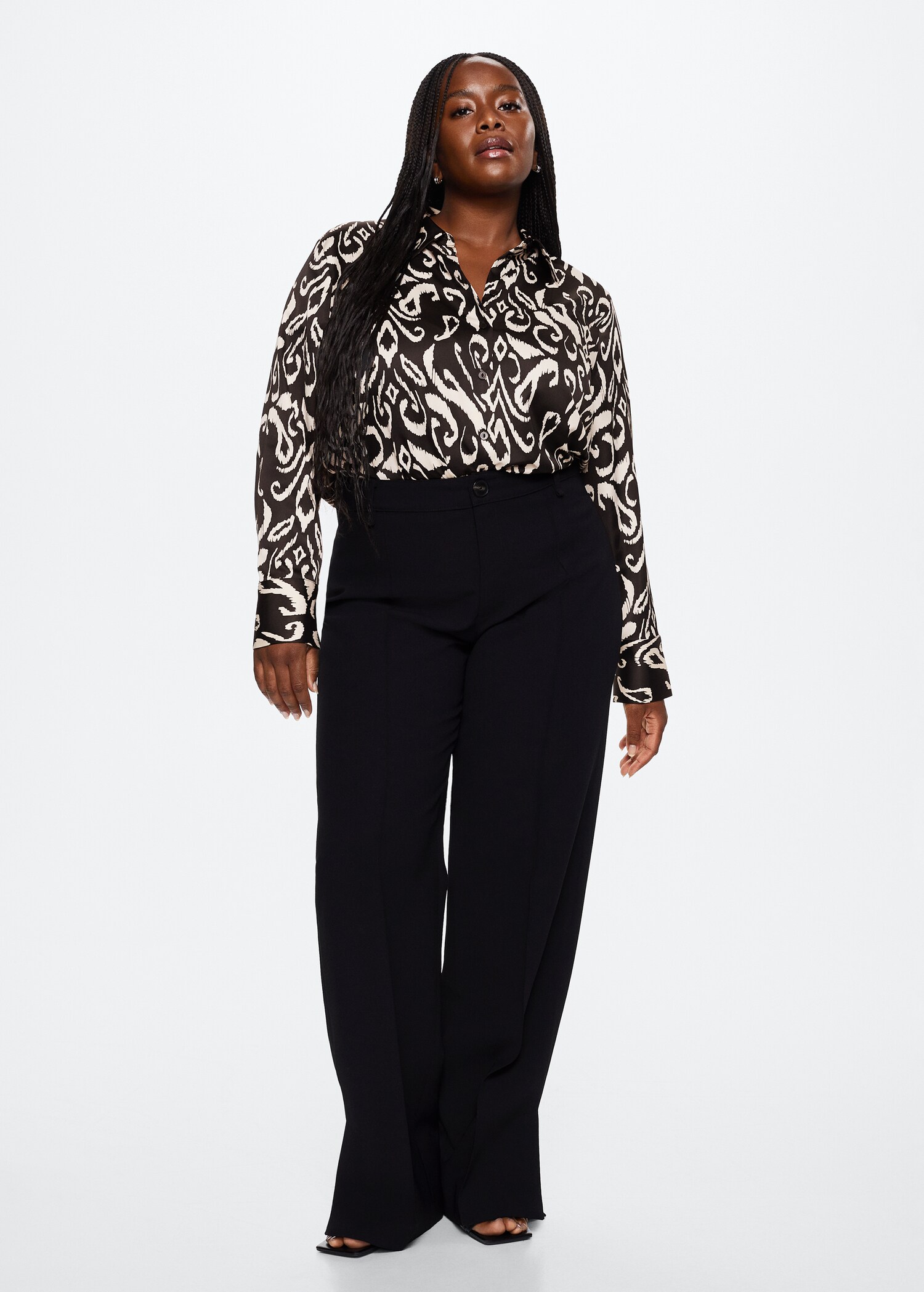 Chemise satinée imprimée - Détail de l'article 4