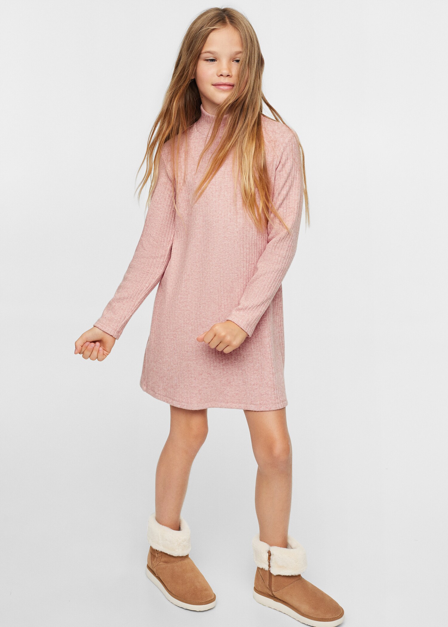 Ribbed knit dress - Details of the article 2