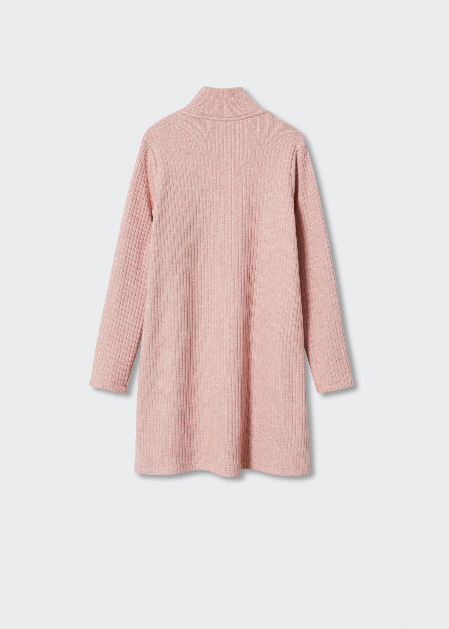Ribbed knit dress - Reverse of the article