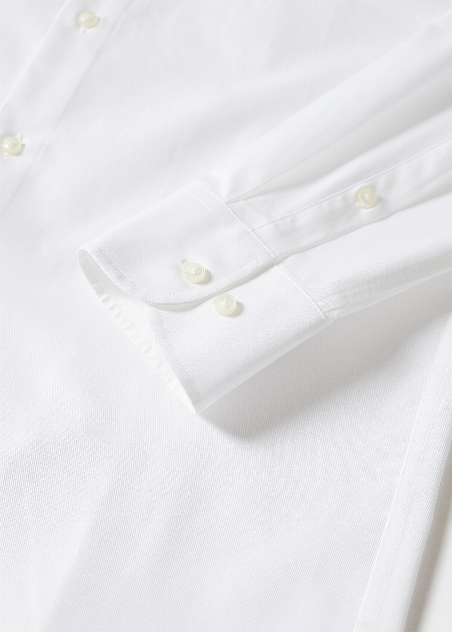 Slim fit cotton suit shirt - Details of the article 8