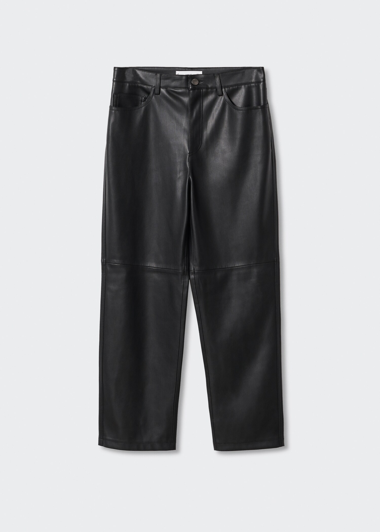 Leather-effect trousers - Article without model