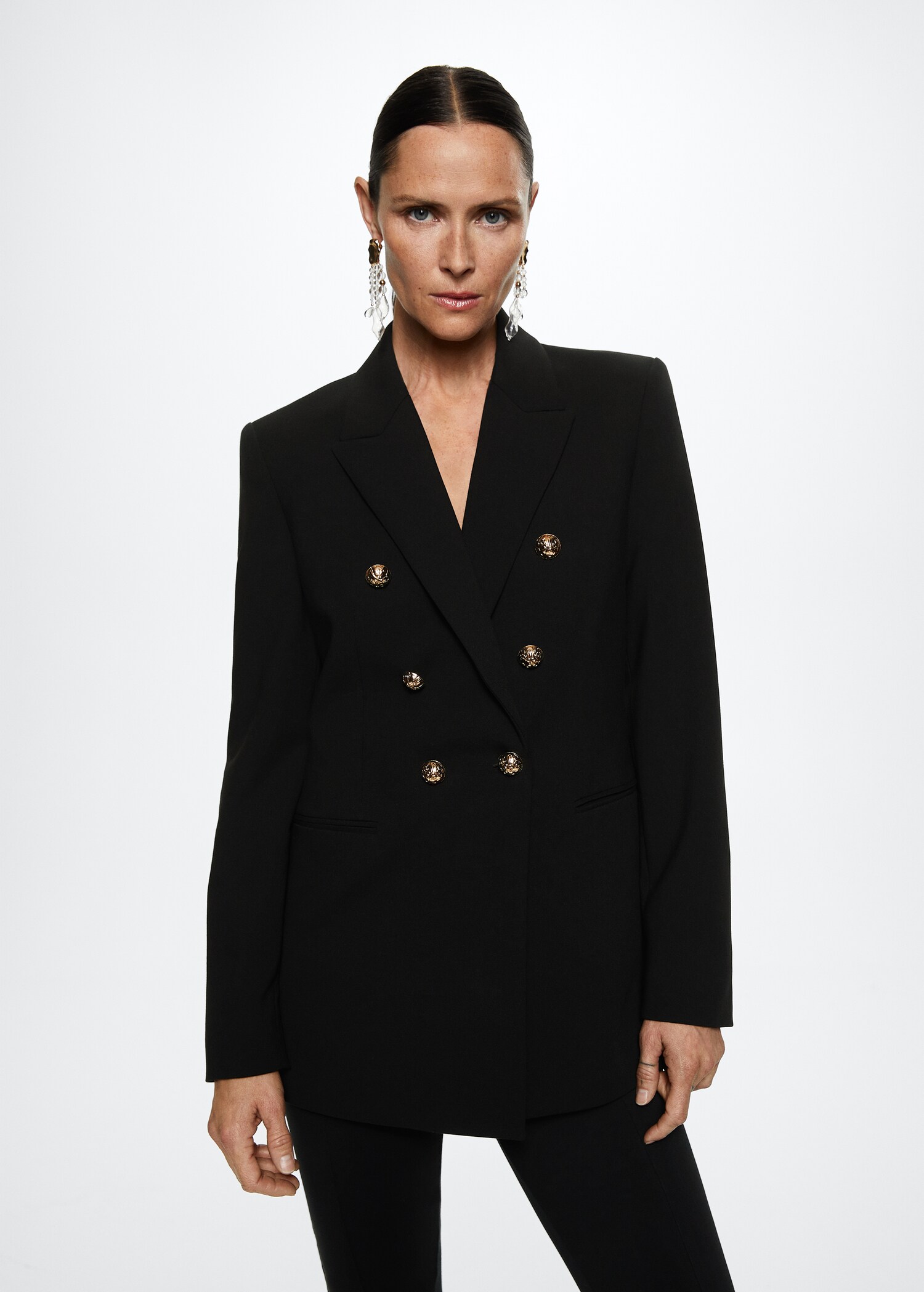 Double-breasted blazer - Medium plane
