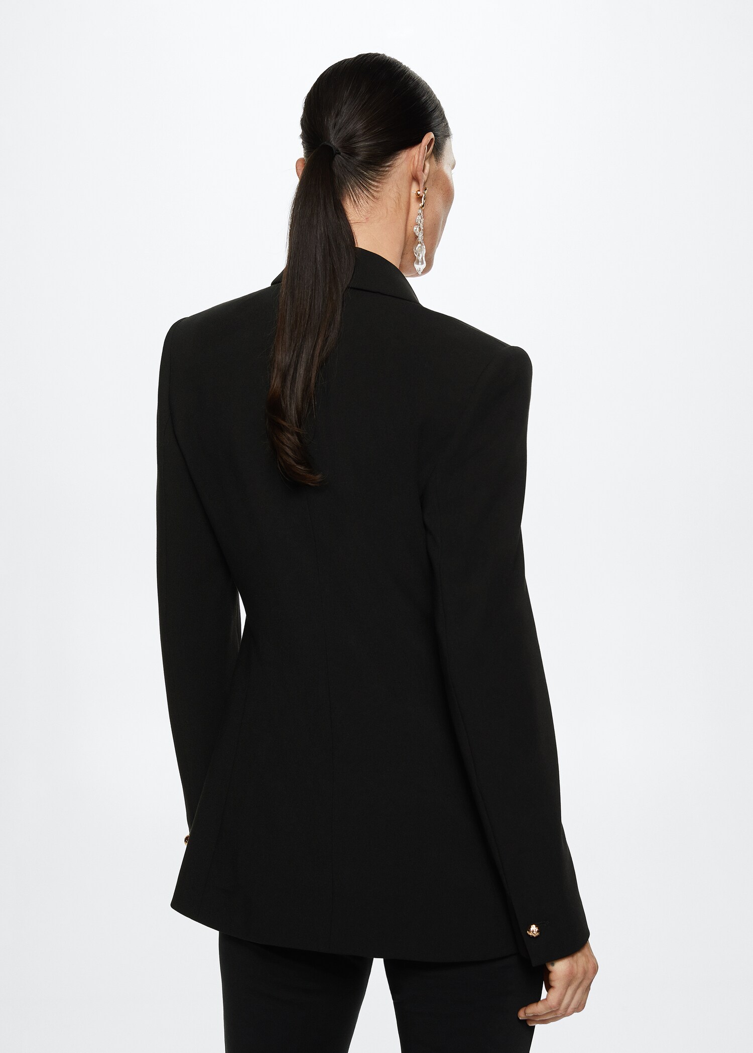 Double-breasted blazer - Reverse of the article