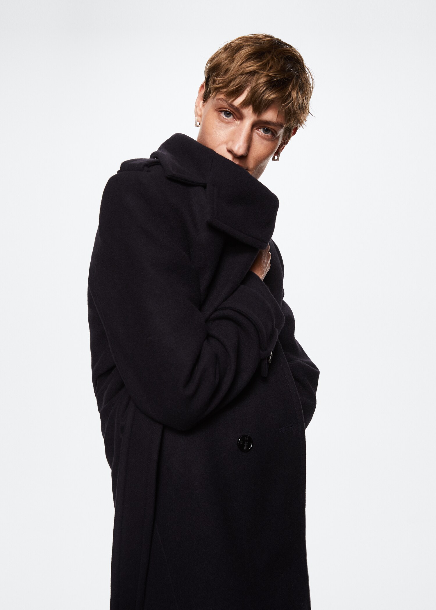 Trench laine vierge oversize - Détail de l'article 2