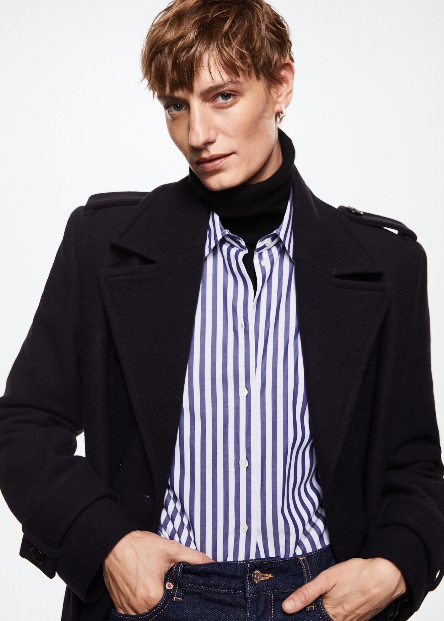 Trench laine vierge oversize - Détail de l'article 6