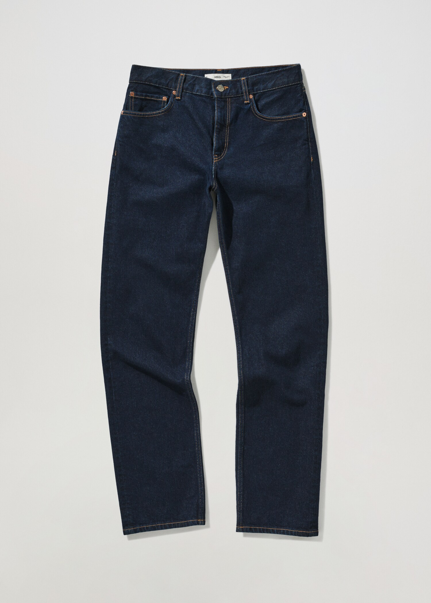 Mid-rise straight jeans - Article without model