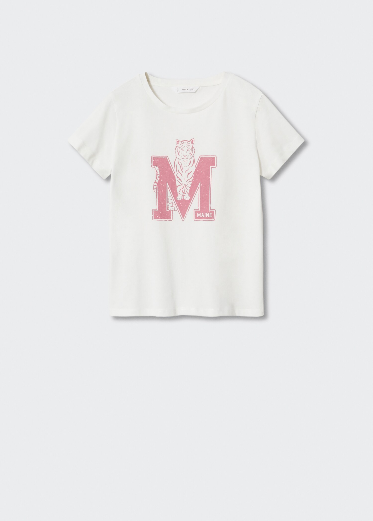 Bawełniany wzorzysty t-shirt - Artykuł bez modela/modelki