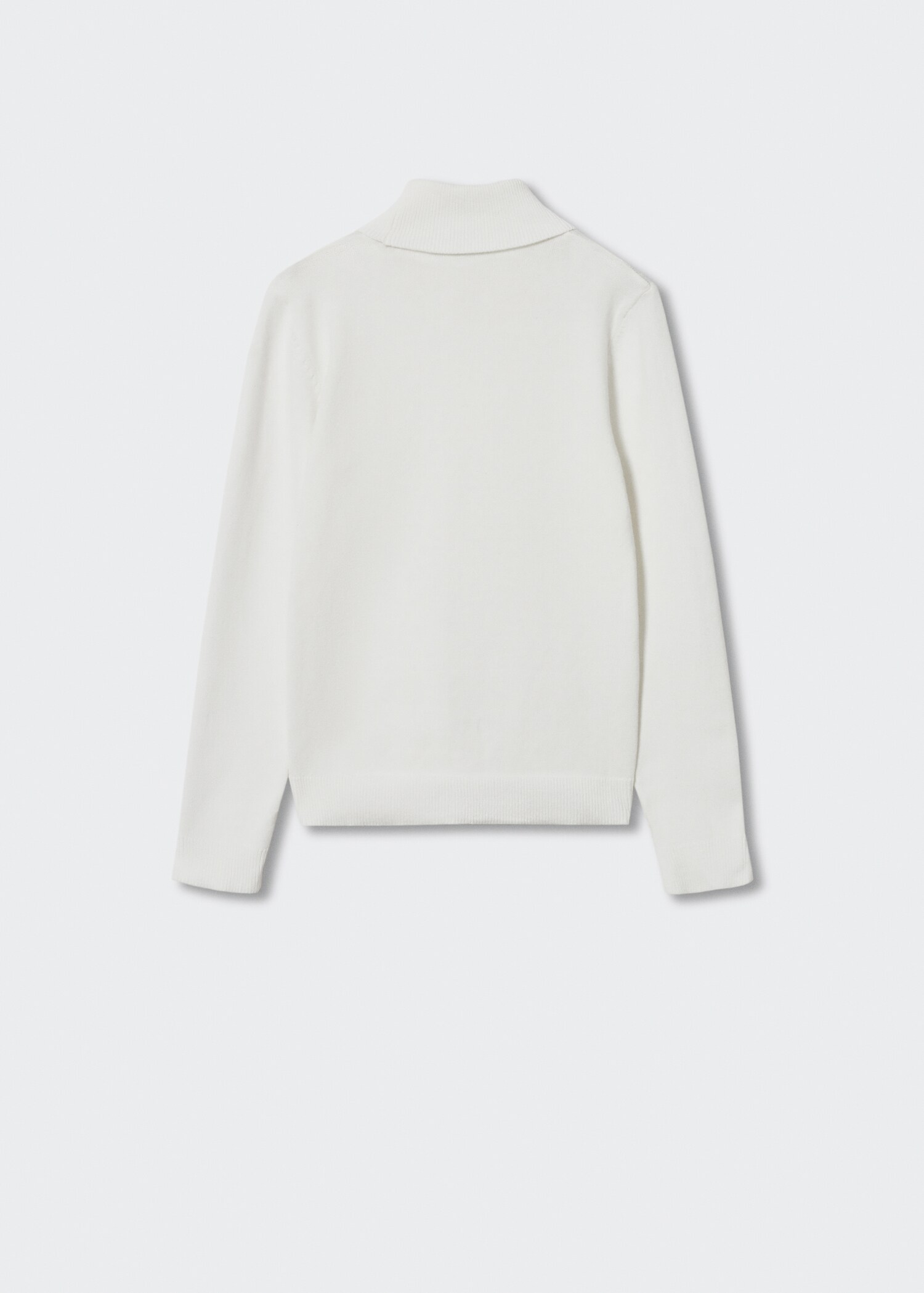 Turtle neck sweater - Reverse of the article