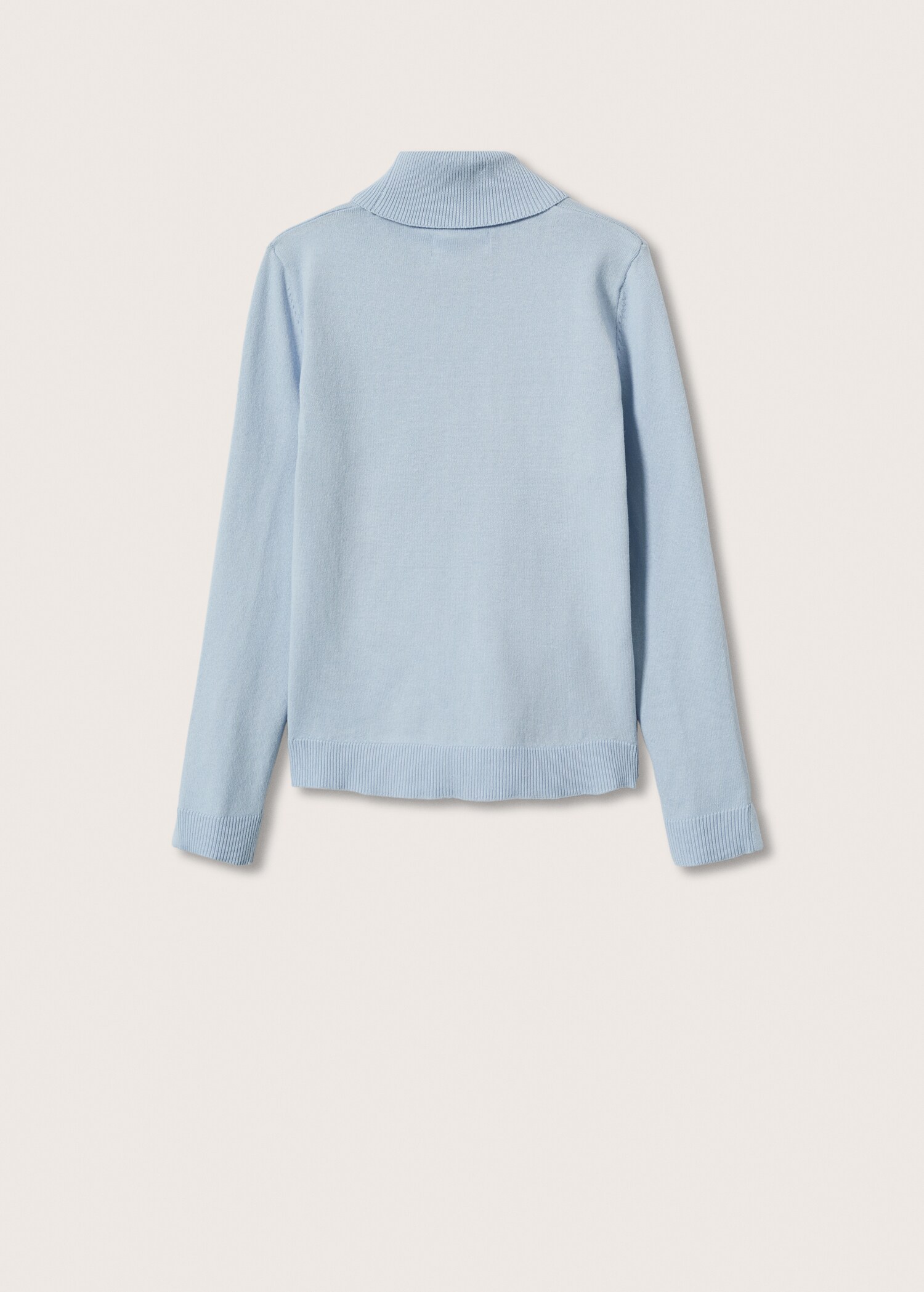 Turtle neck sweater - Reverse of the article
