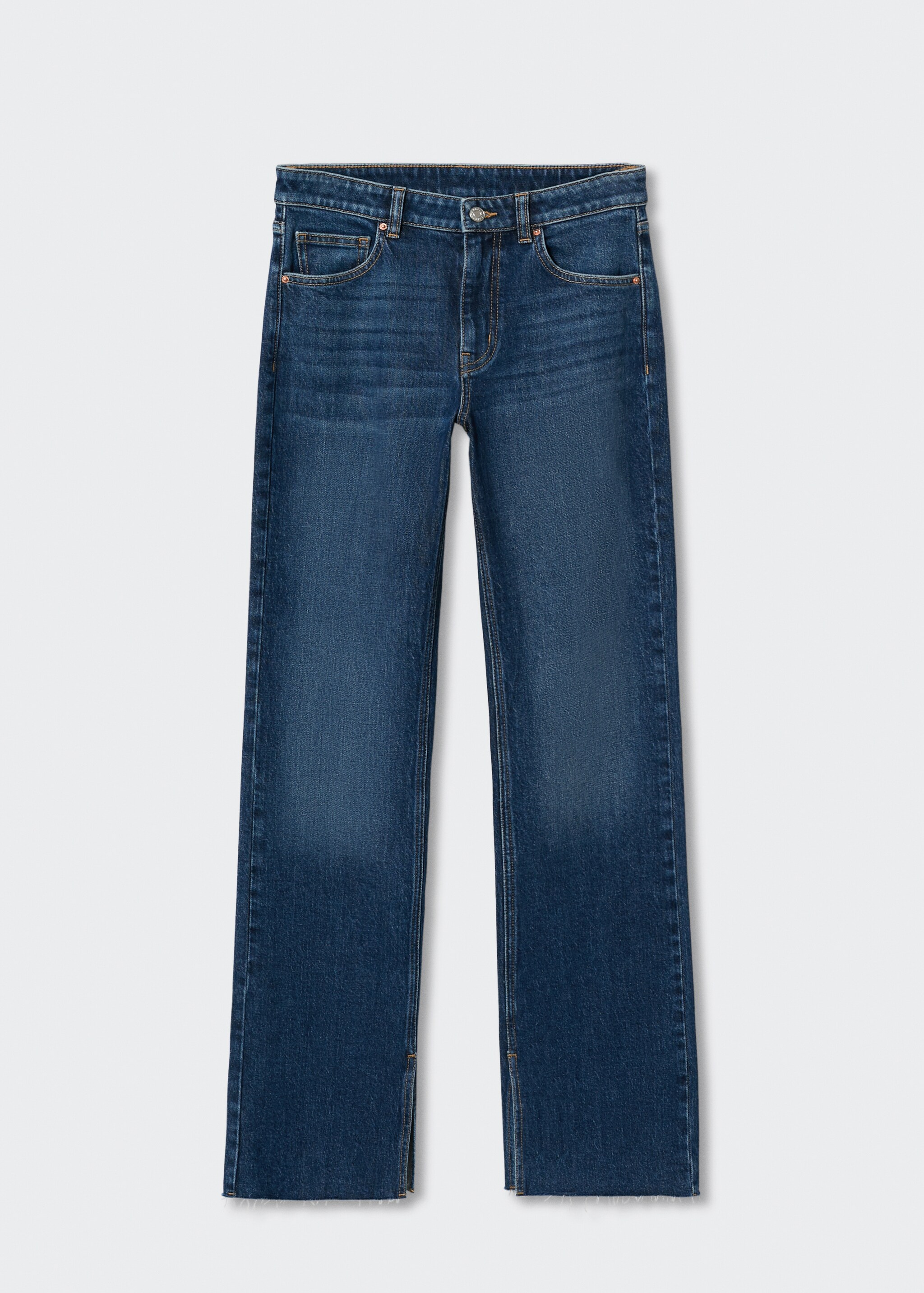 Mid-rise straight jeans - Article without model