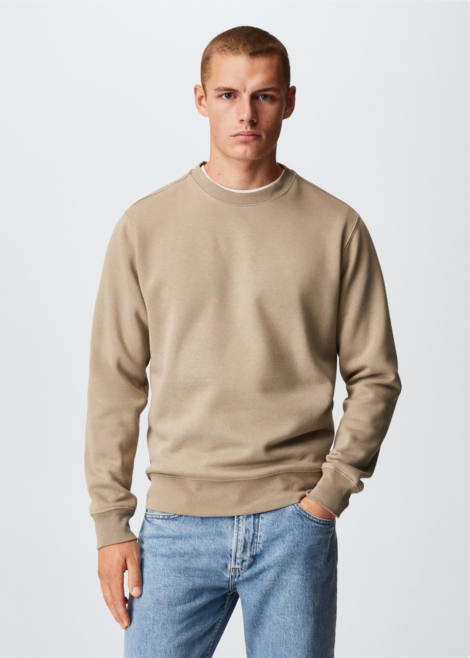 Plush cotton sweatshirt - Medium plane