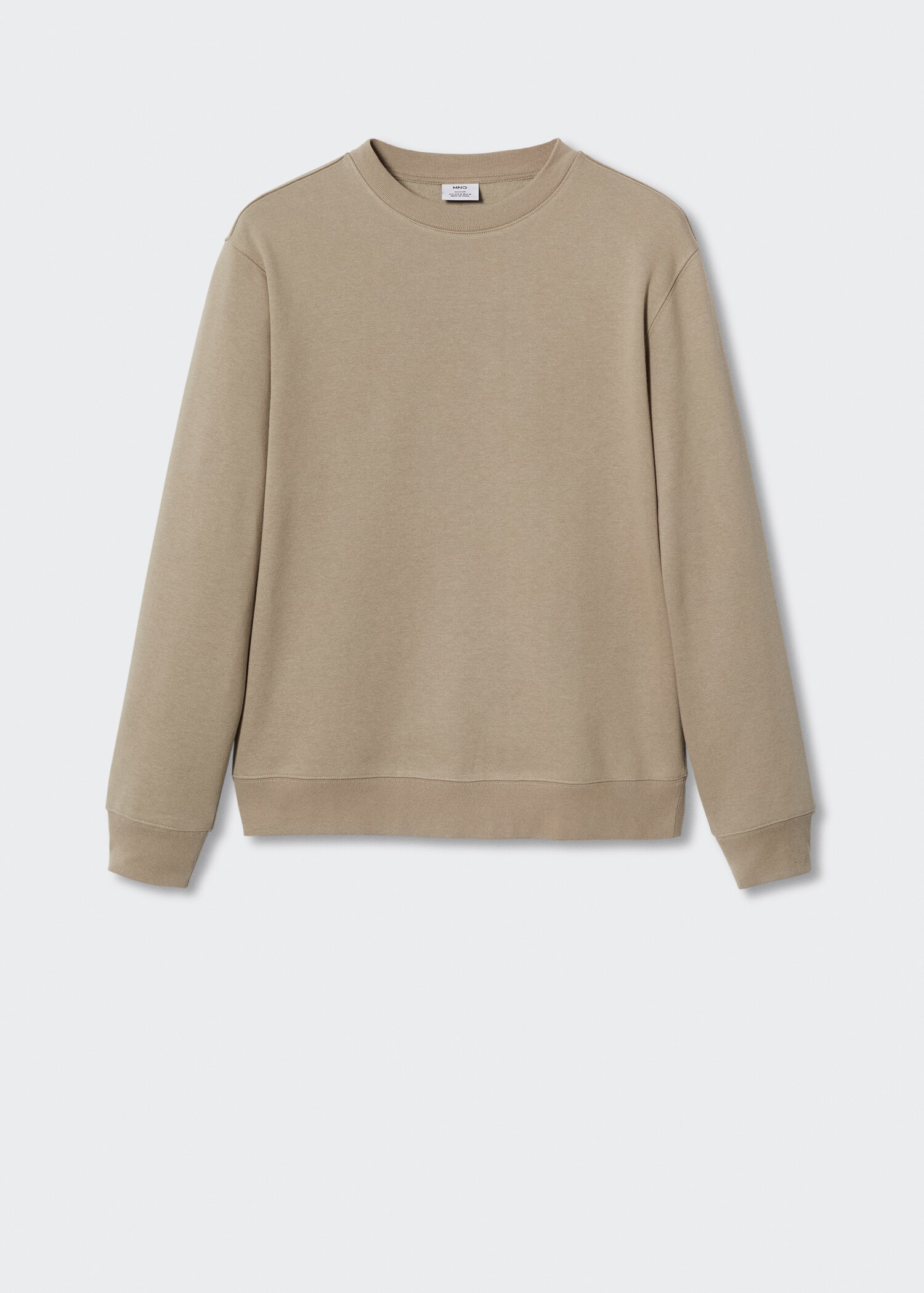 Plush cotton sweatshirt - Article without model