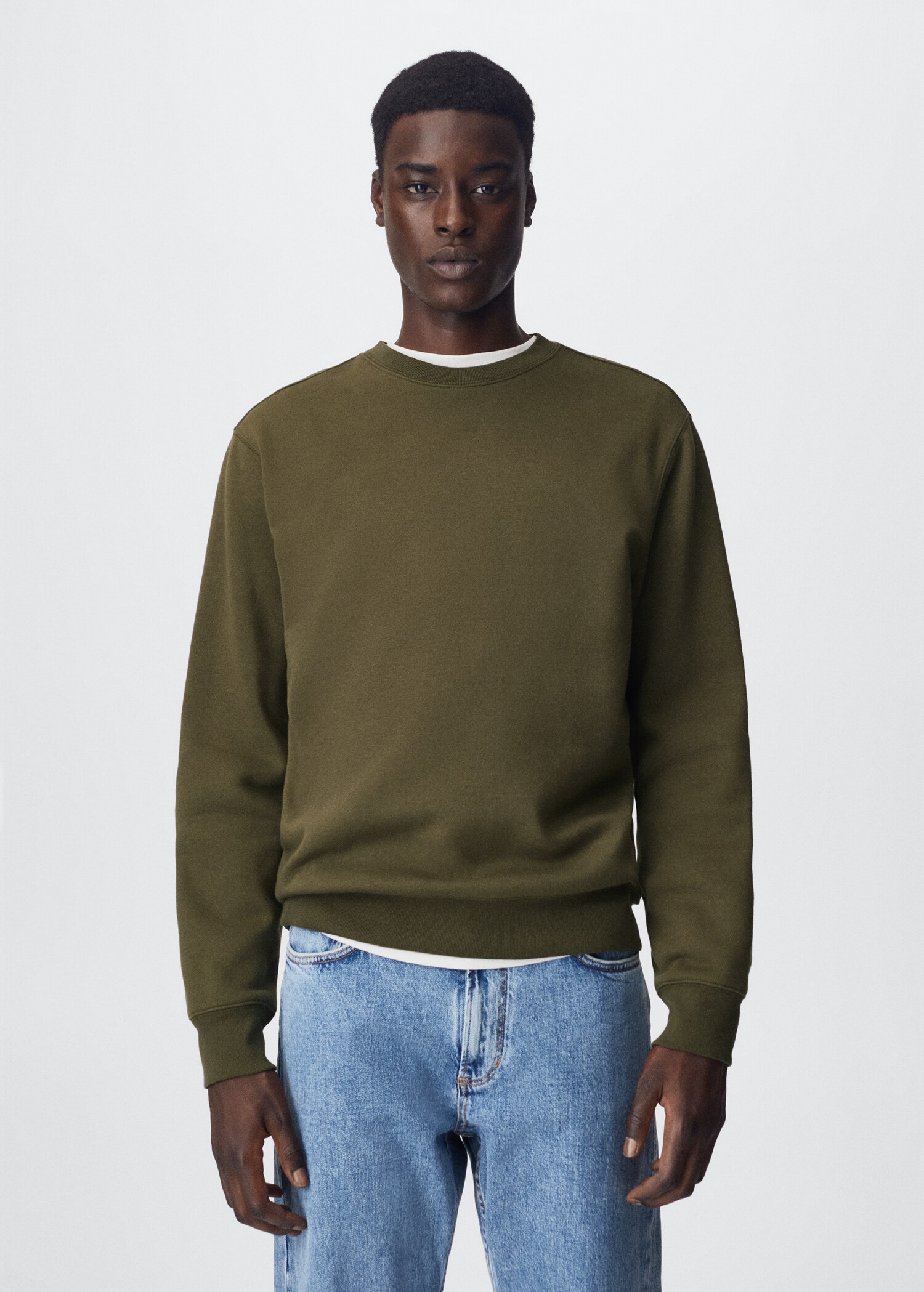 Plush cotton sweatshirt - Medium plane