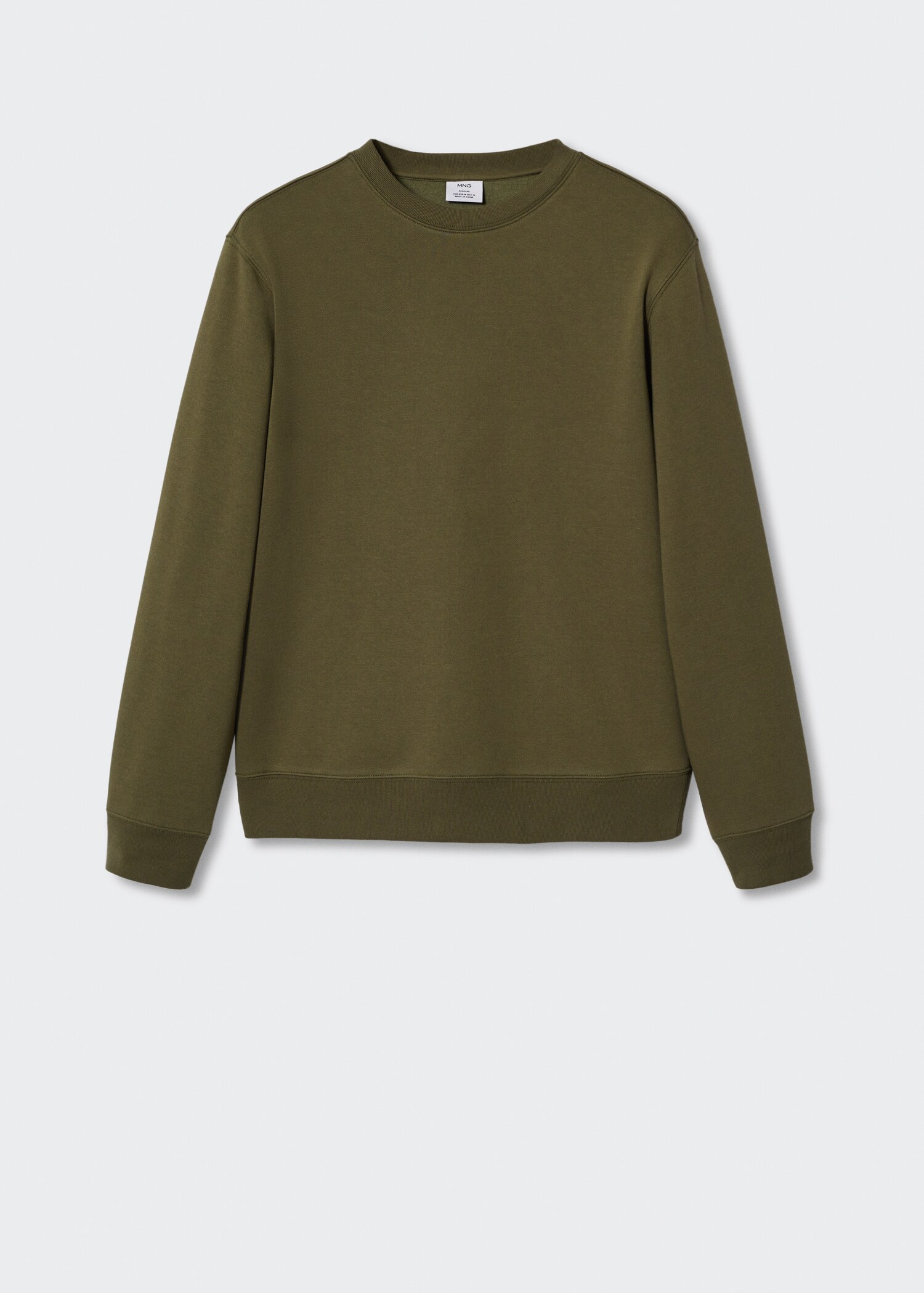 Plush cotton sweatshirt - Article without model