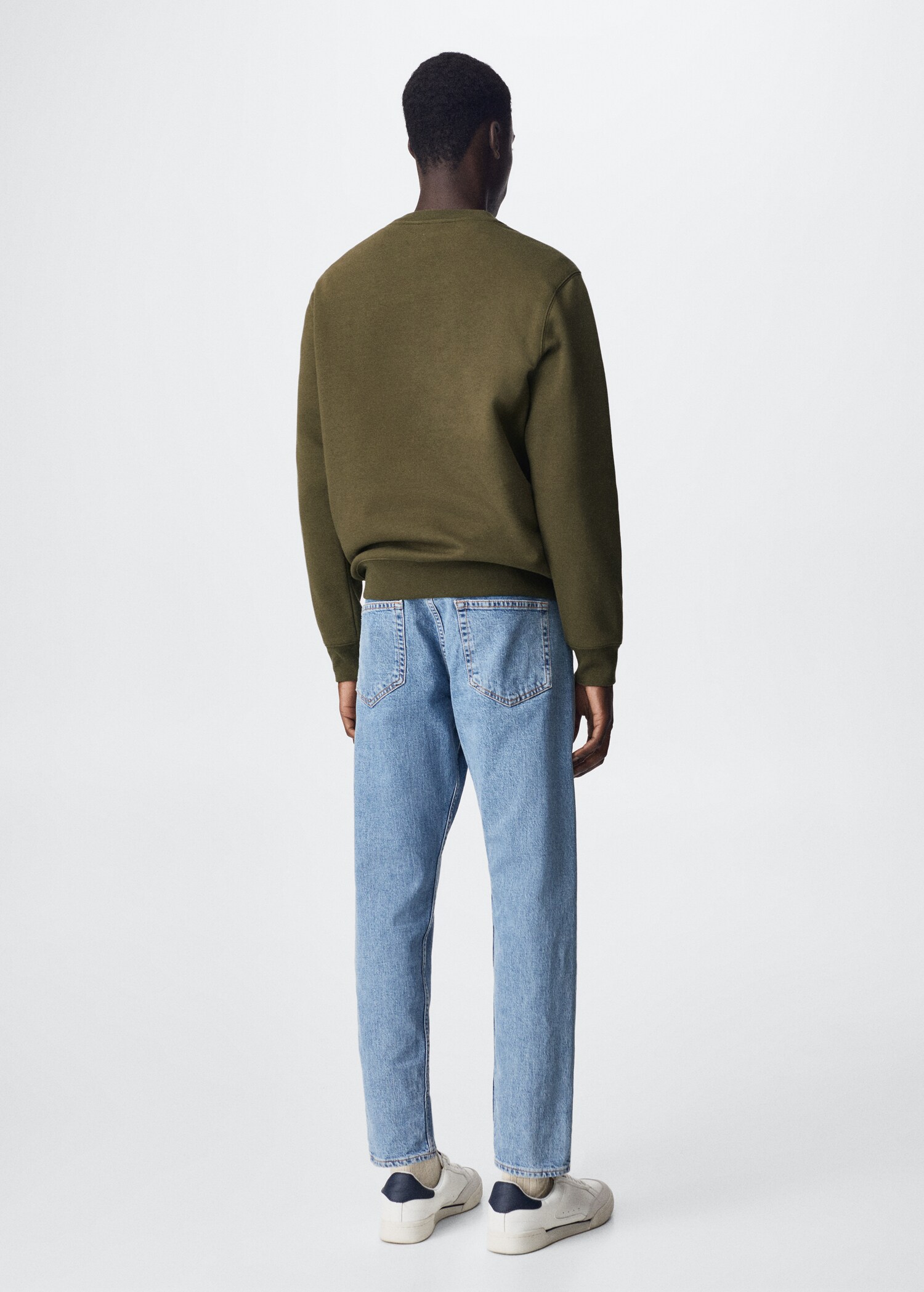 Plush cotton sweatshirt - Reverse of the article