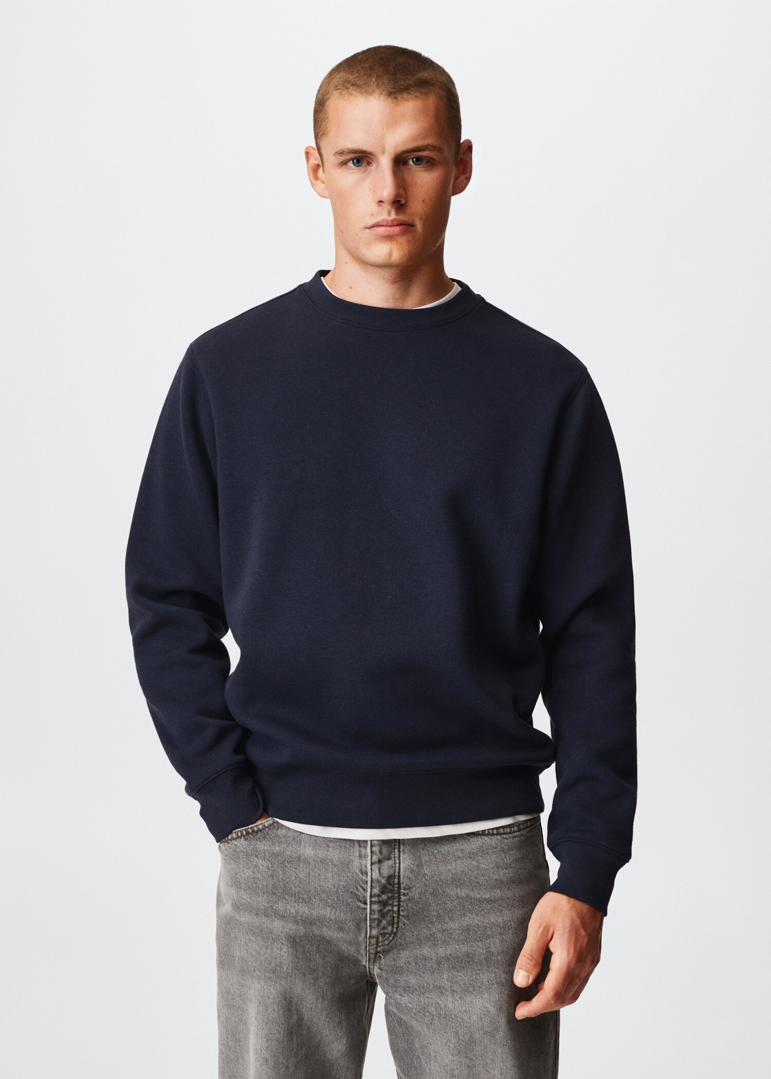 Plush cotton sweatshirt - Medium plane