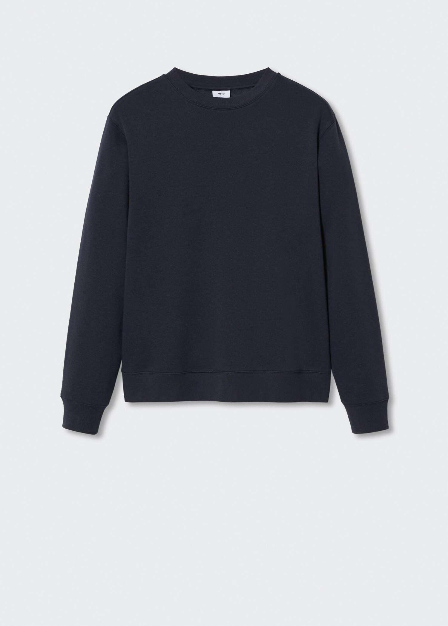Plush cotton sweatshirt - Article without model
