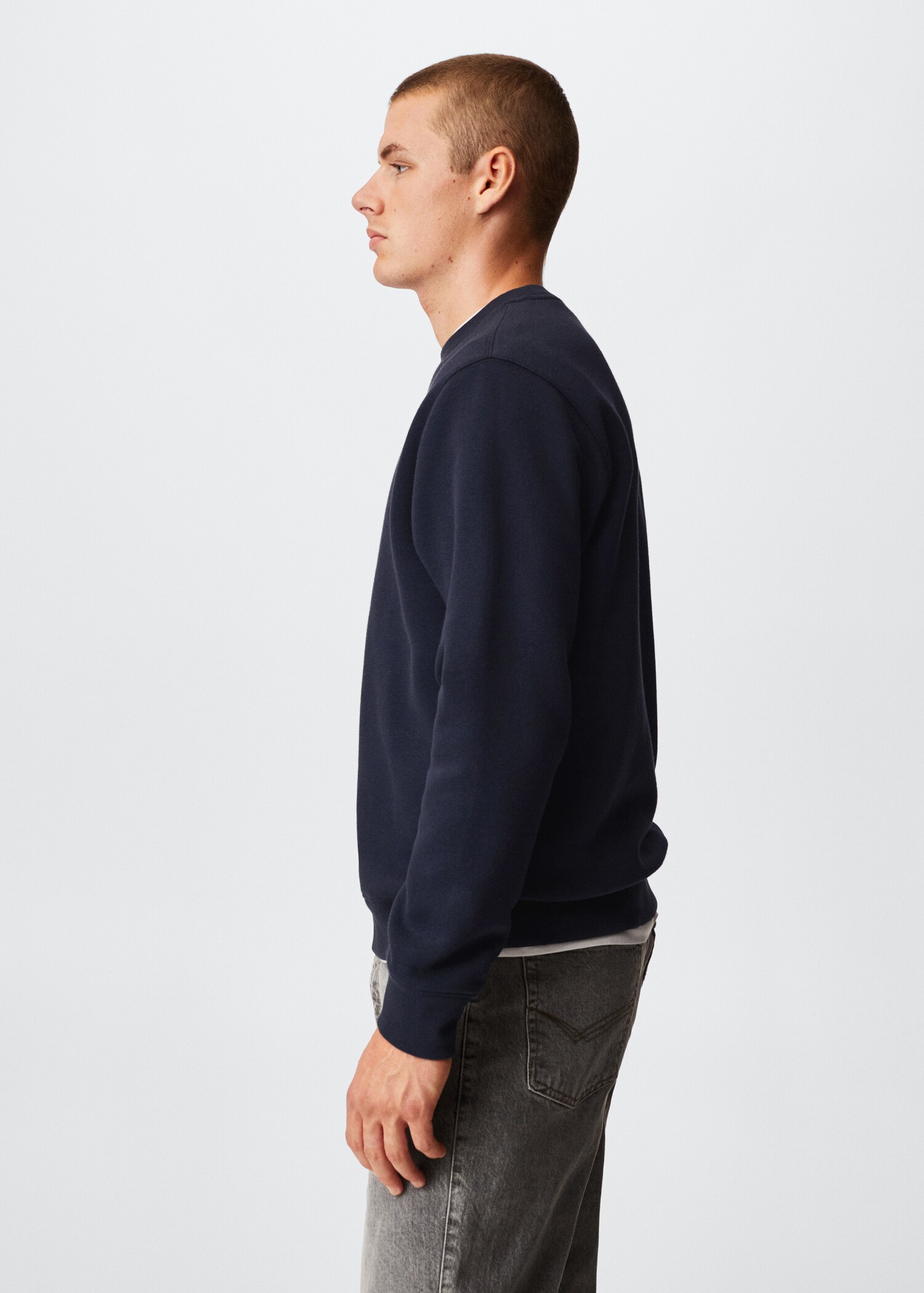 Plush cotton sweatshirt - Details of the article 1