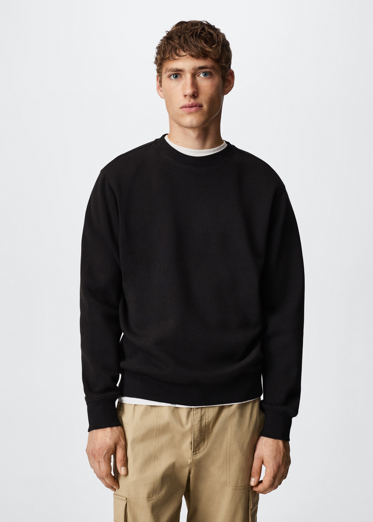 Plush cotton sweatshirt - Medium plane