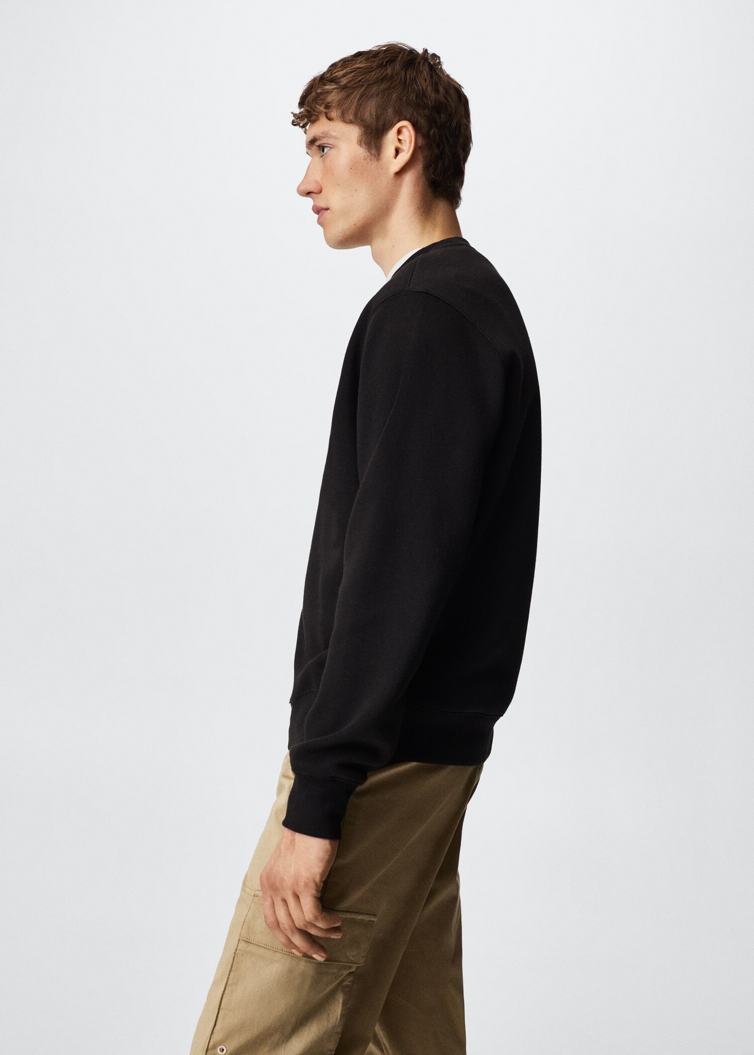 Plush cotton sweatshirt - Details of the article 1
