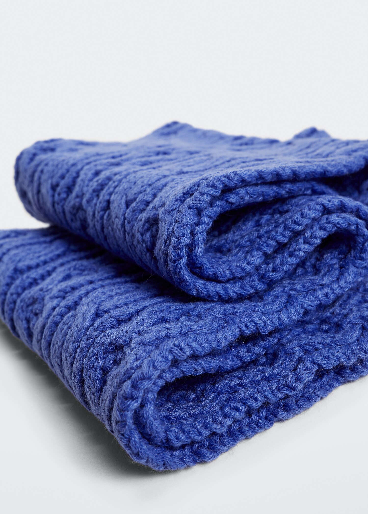 Cable-knit scarf - Medium plane