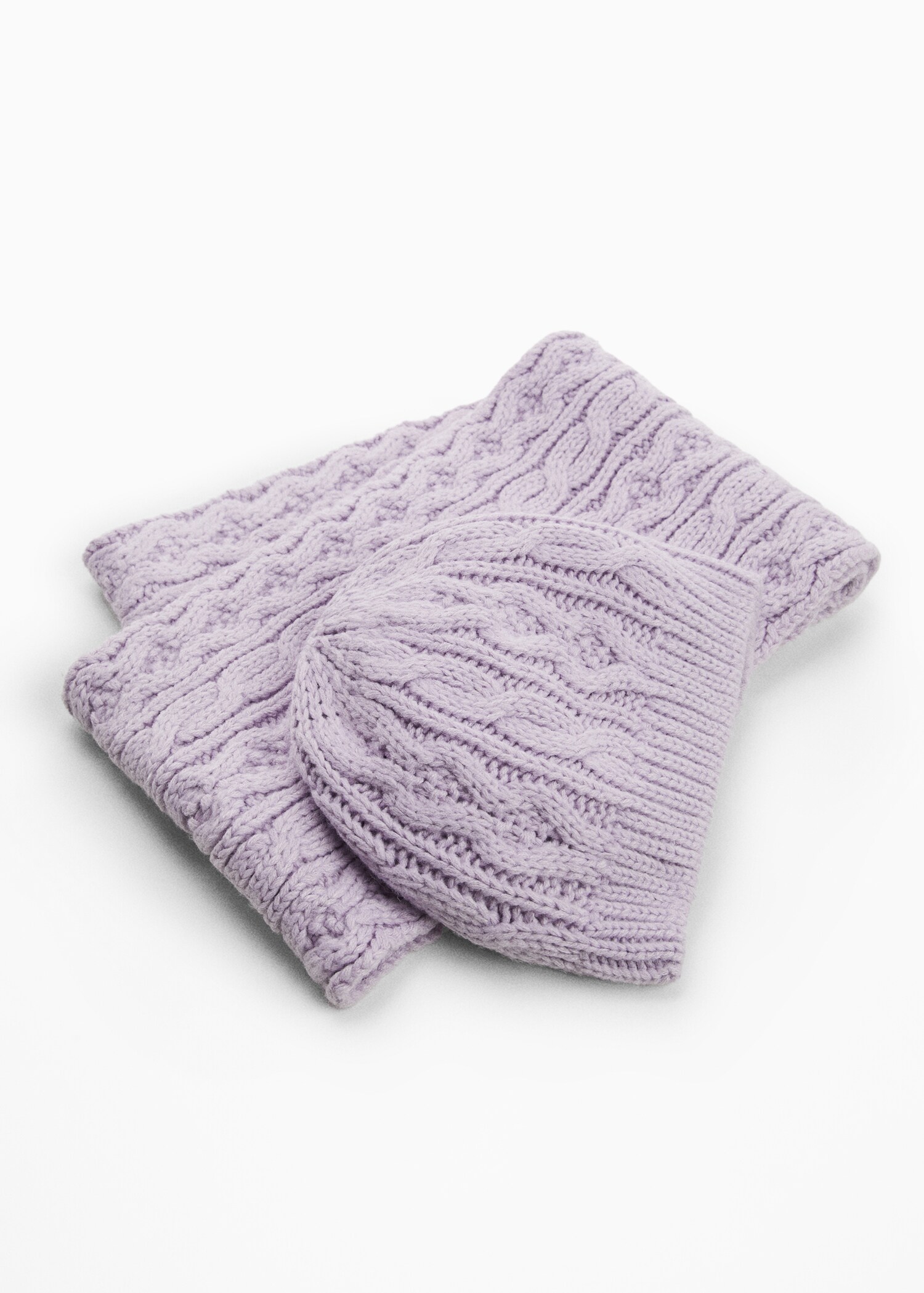 Cable-knit scarf - Details of the article 6