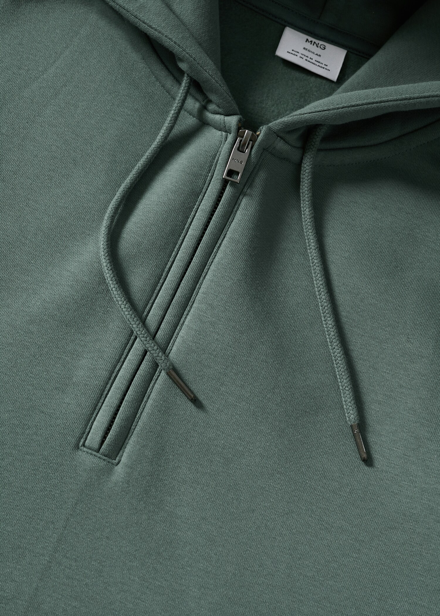 Sudadera algodón capucha cremallera - Detalle del artículo 8